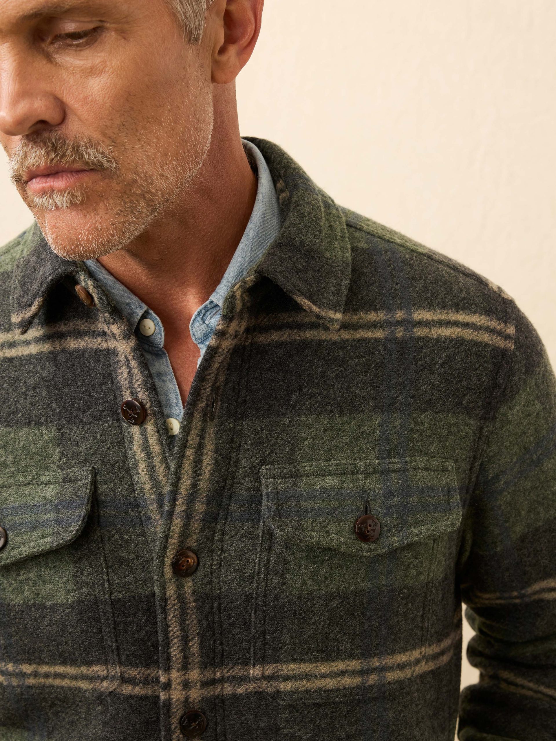 Range Fleece Lined CPO - Forest Point Plaid - Image 2