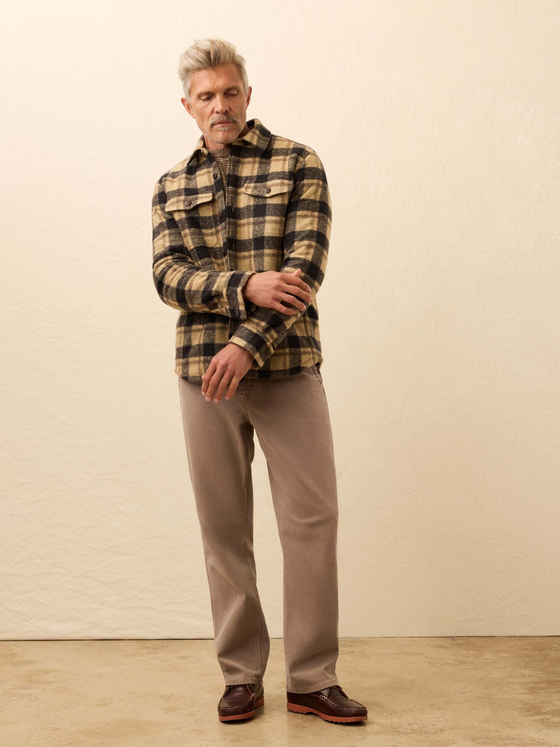 Range Fleece Lined CPO - Shadow Earth Plaid - Image 2