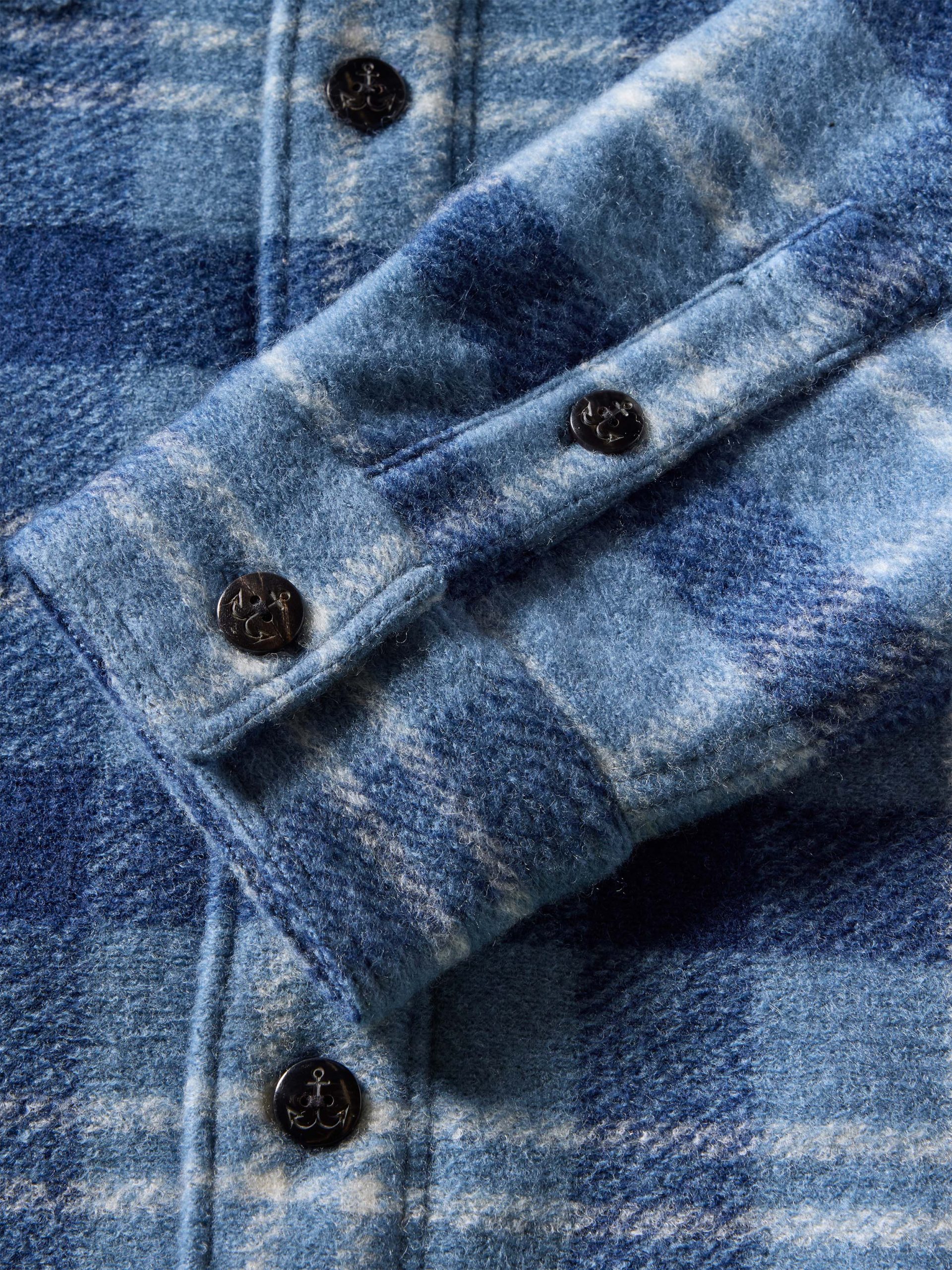 Range Fleece Lined CPO - Vintage Blue Plaid - Image 7