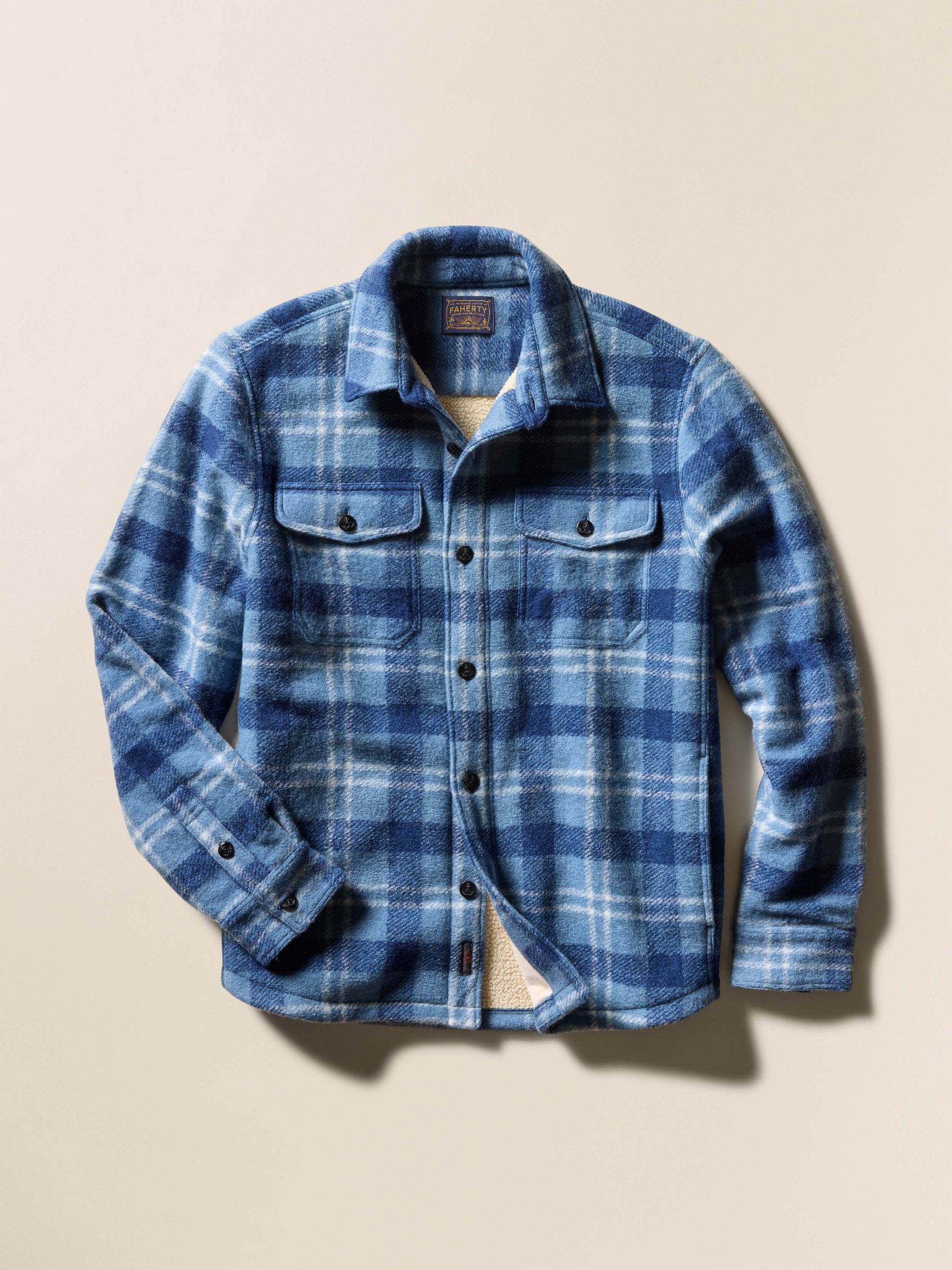Range Fleece Lined CPO - Vintage Blue Plaid - Image 3
