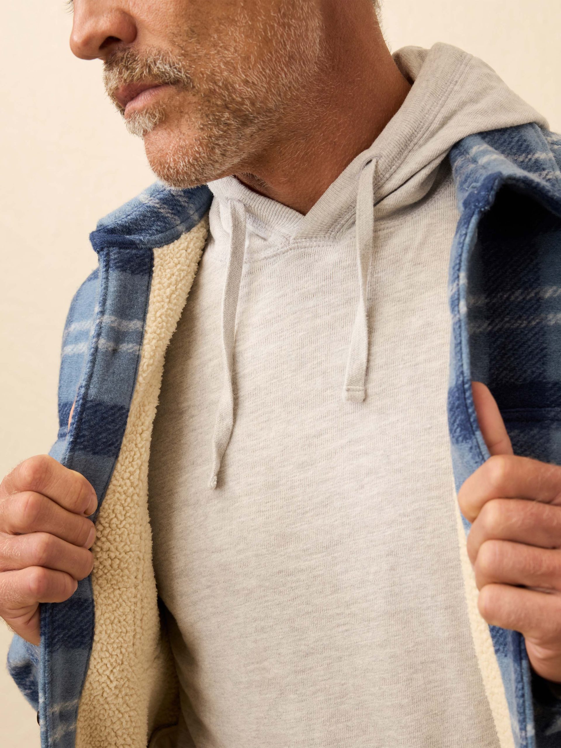 Range Fleece Lined CPO - Vintage Blue Plaid - Image 2