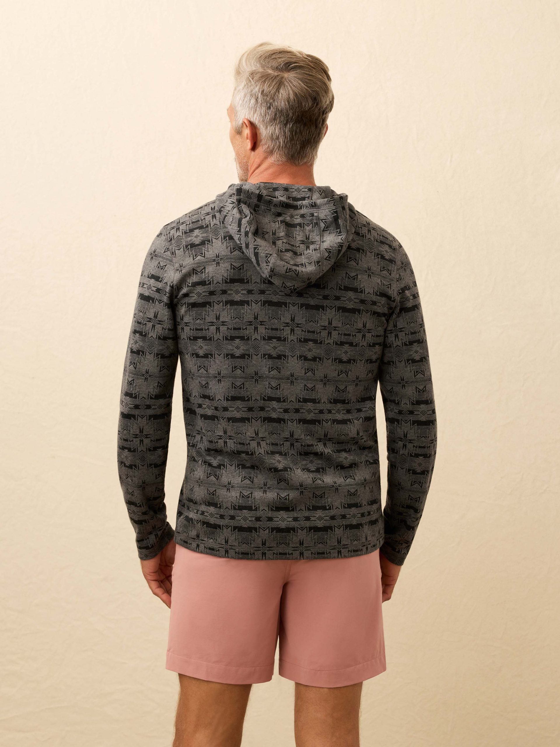 Doug Good Feather Movement Hoodie - Grey Night Stars - Image 2