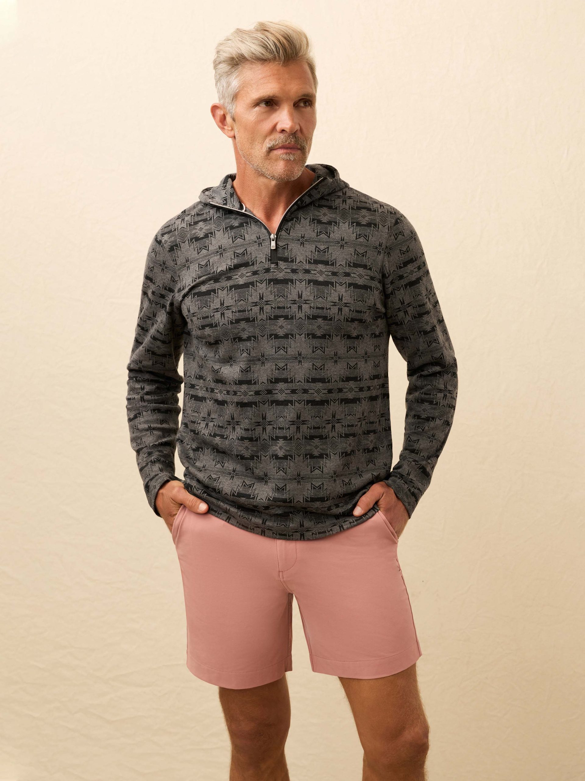Doug Good Feather Movement Hoodie - Grey Night Stars