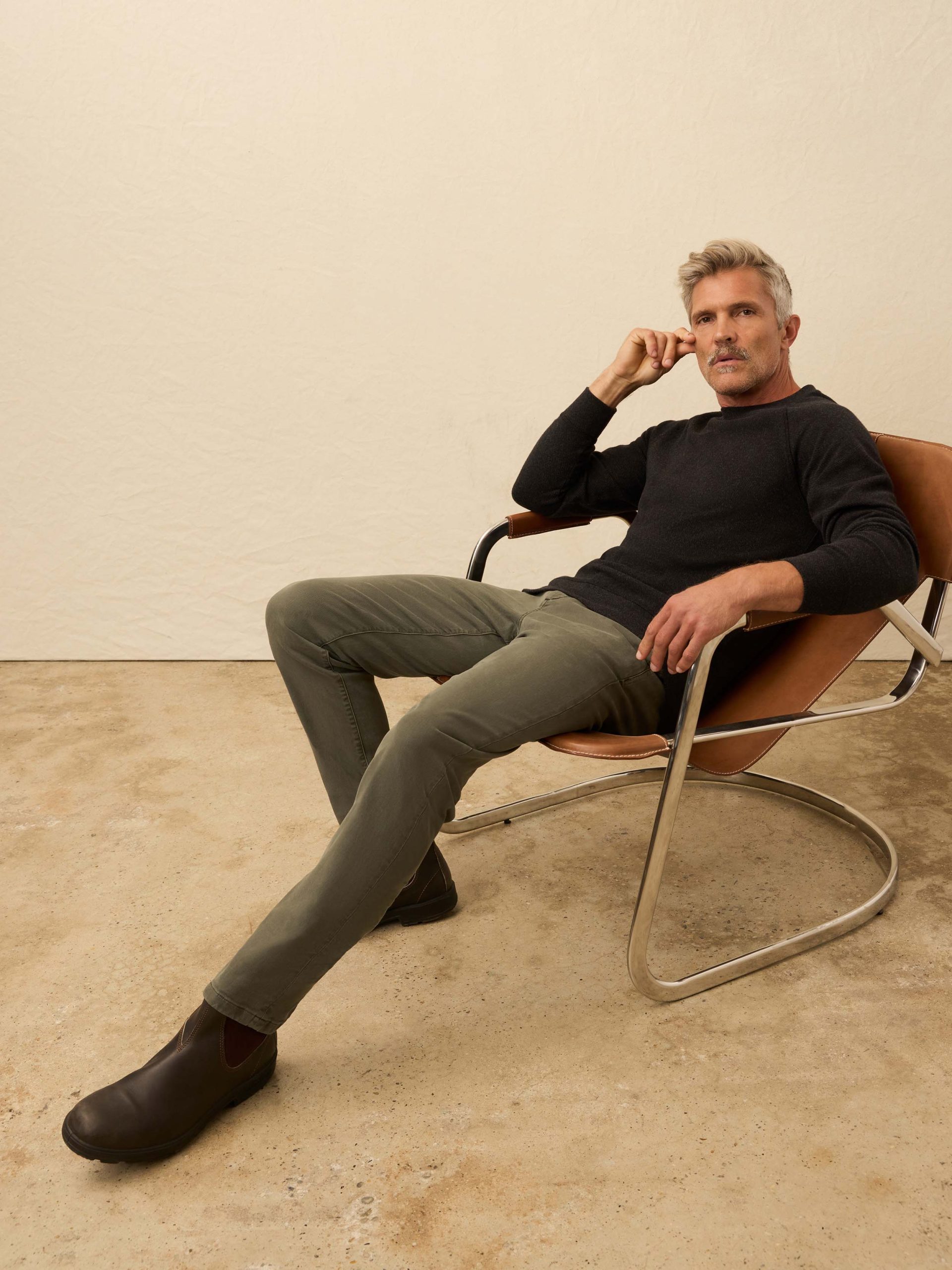 Legend? Sweater Crewneck - Heathered Black Twill - Image 3