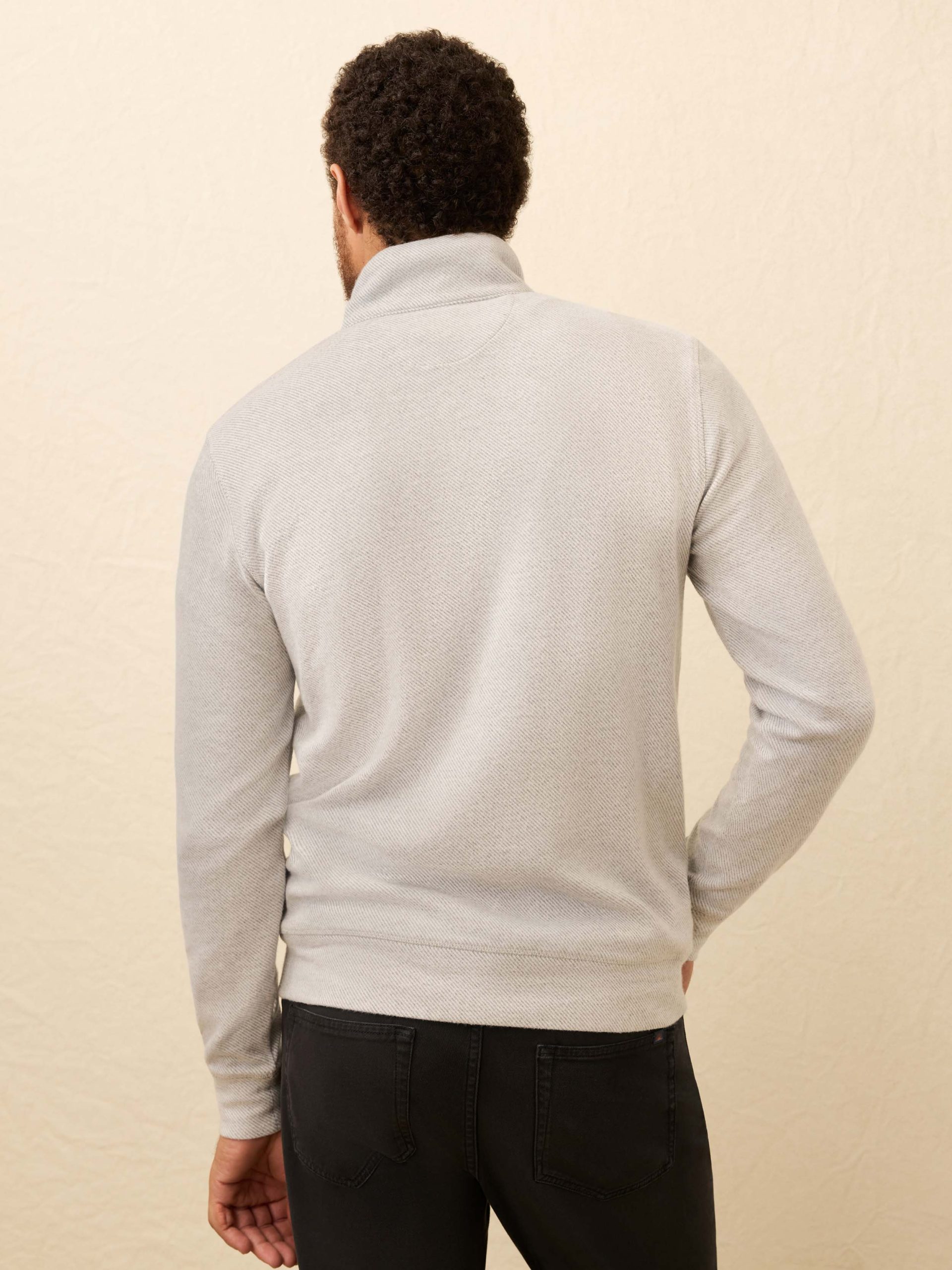 Legend Sweater Quarter Zip - Light Heather Grey - Image 3