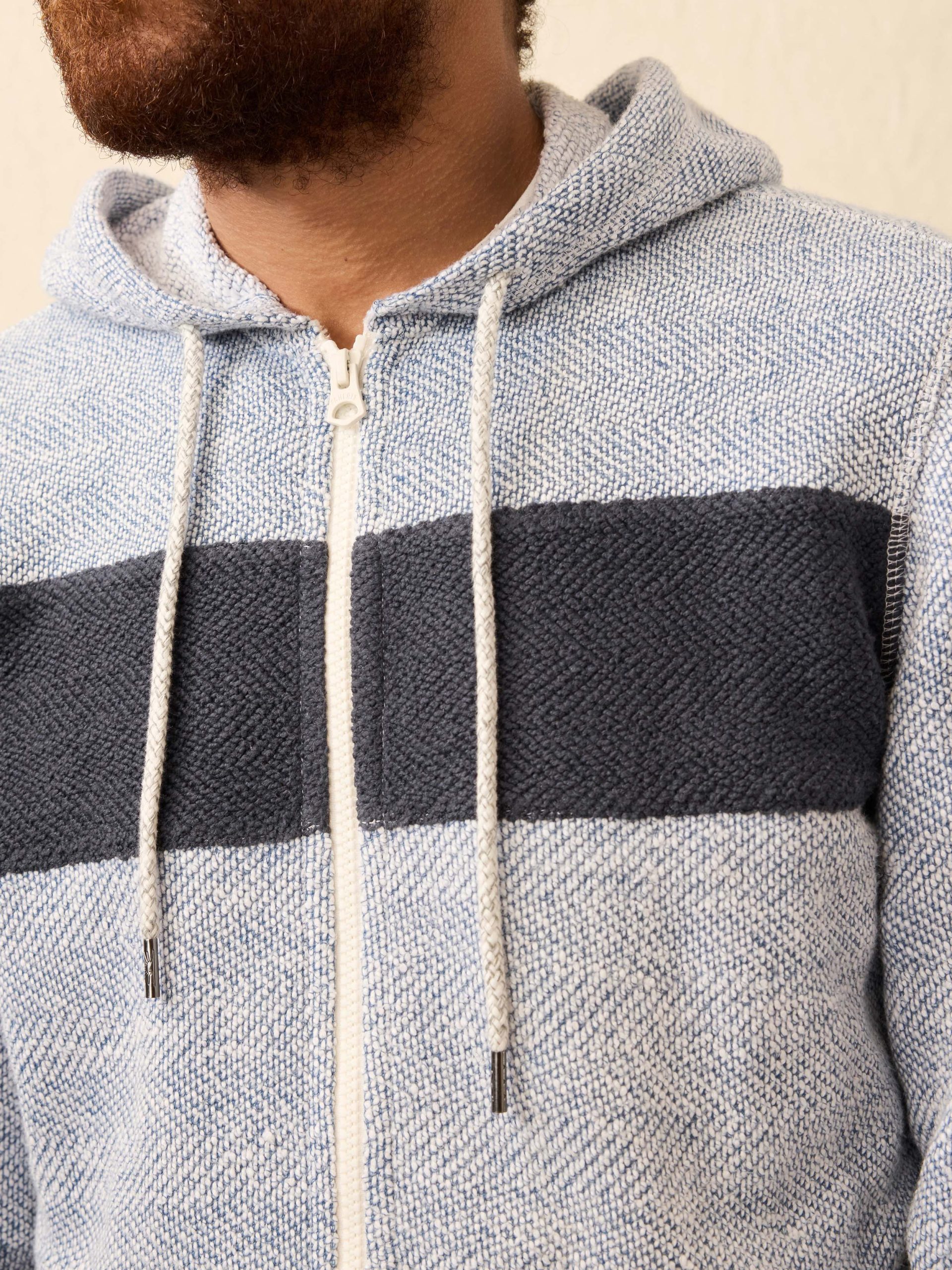 Whitewater Full Zip Hoodie - Whitewater Surf Stripe - Image 5