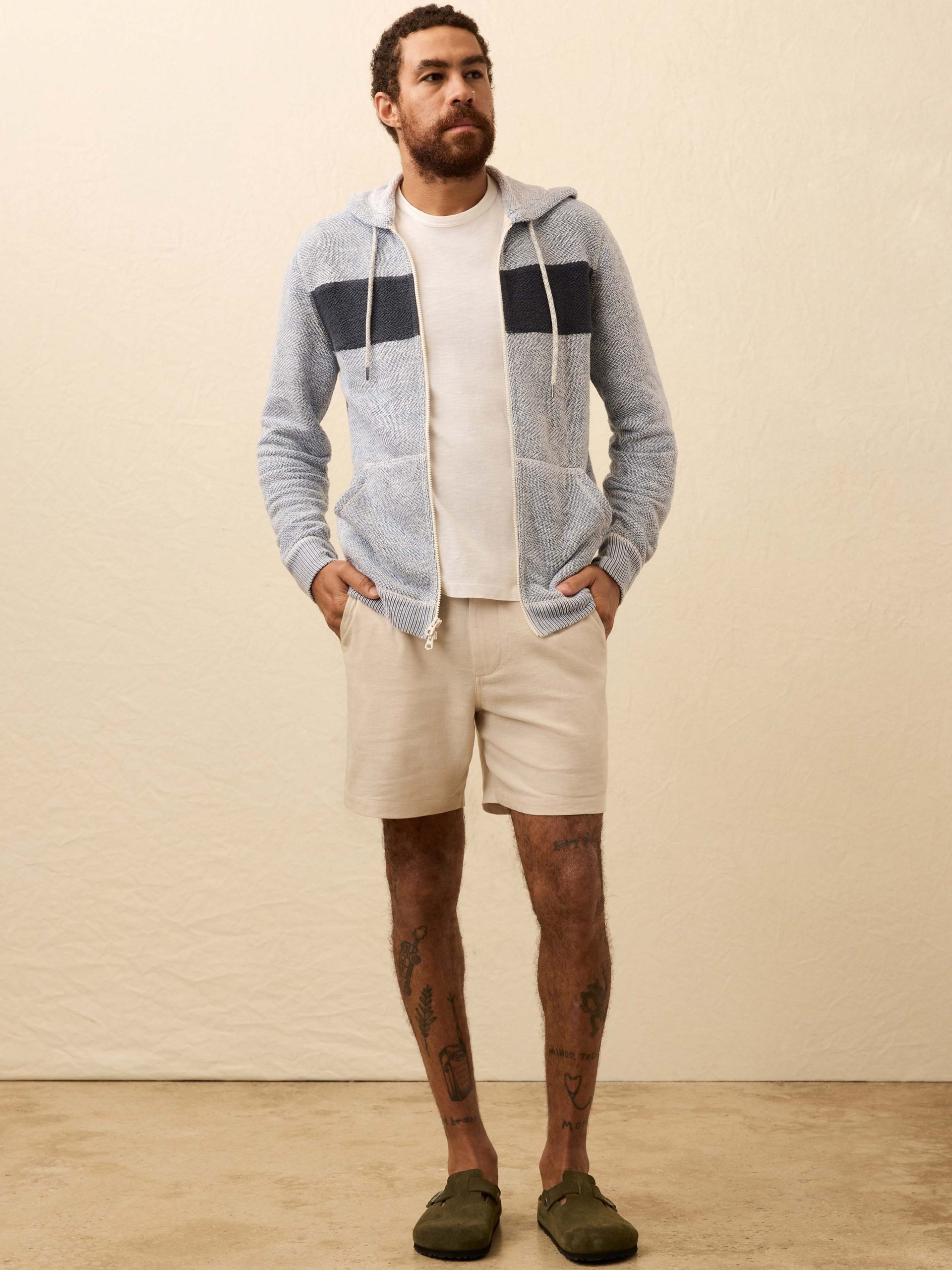 Whitewater Full Zip Hoodie - Whitewater Surf Stripe - Image 2
