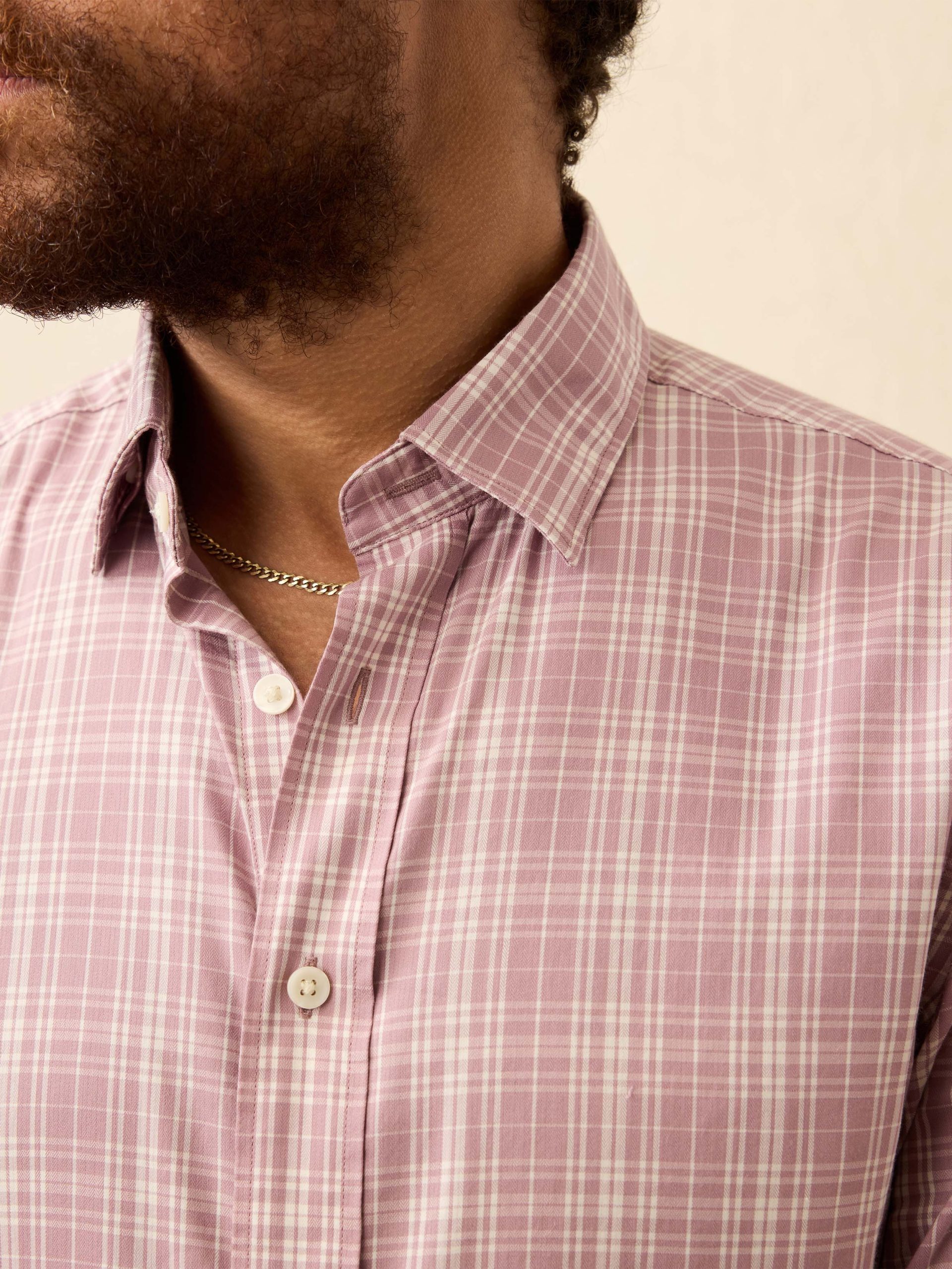 The Movement? Shirt - Plum Cloud Plaid - Image 3