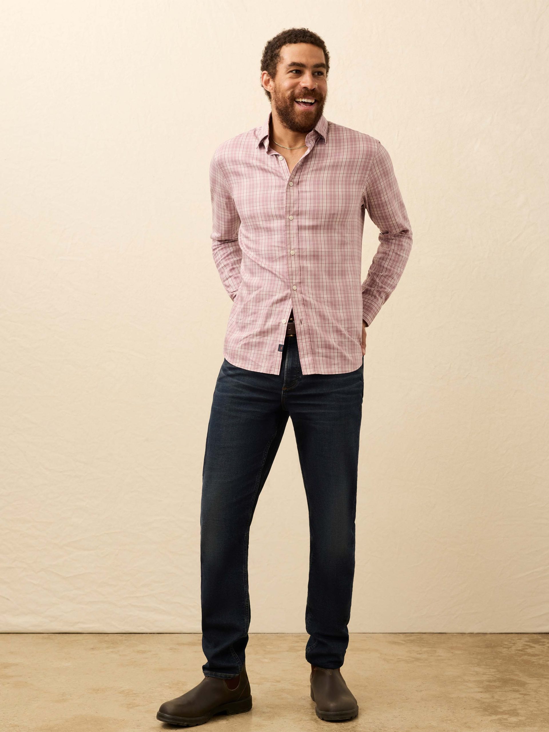The Movement? Shirt - Plum Cloud Plaid - Image 2