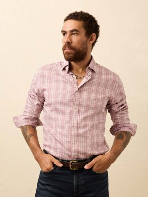 The Movement? Shirt - Plum Cloud Plaid