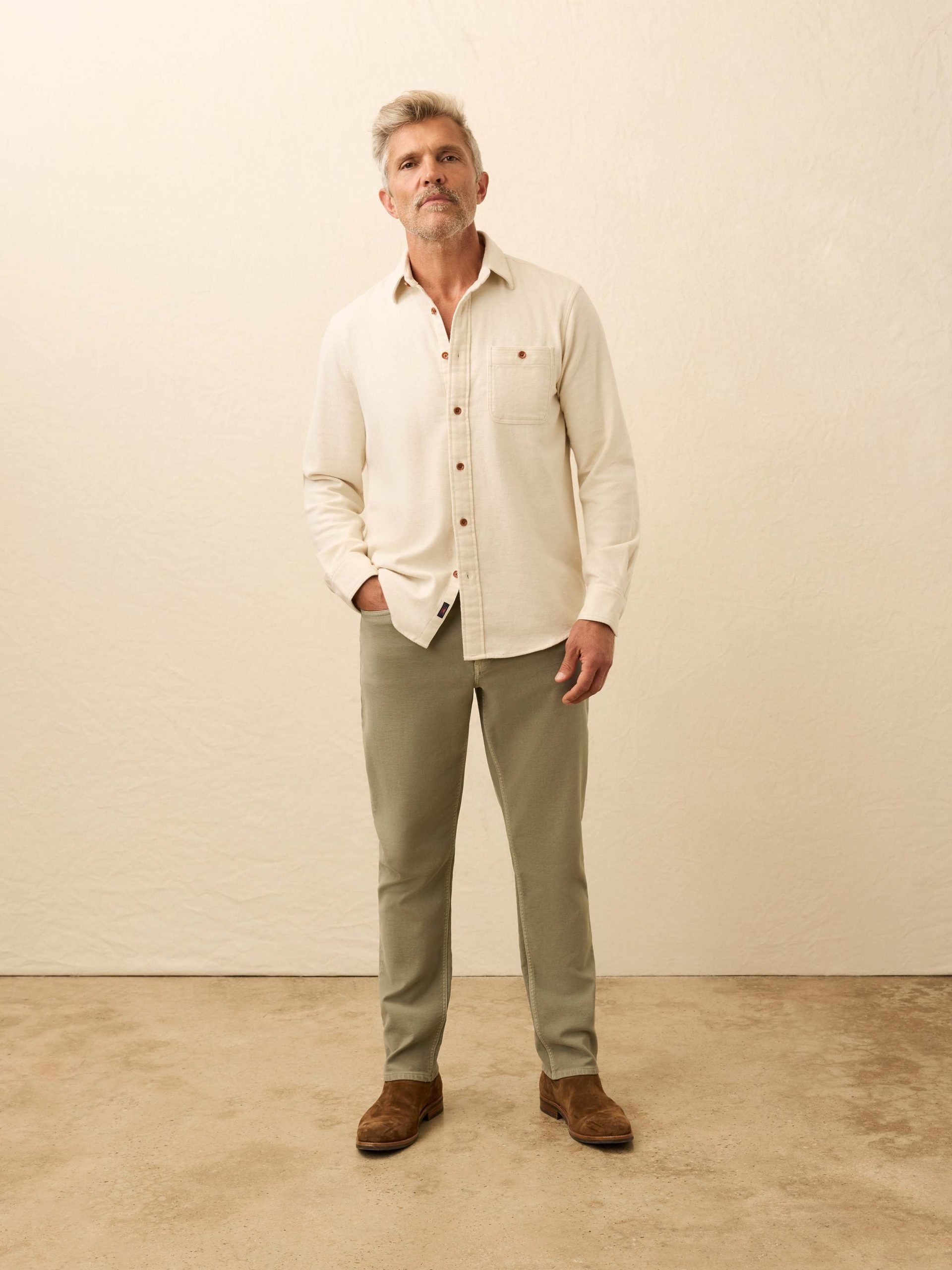 Super Brushed Flannel - Snow Coast - Image 3