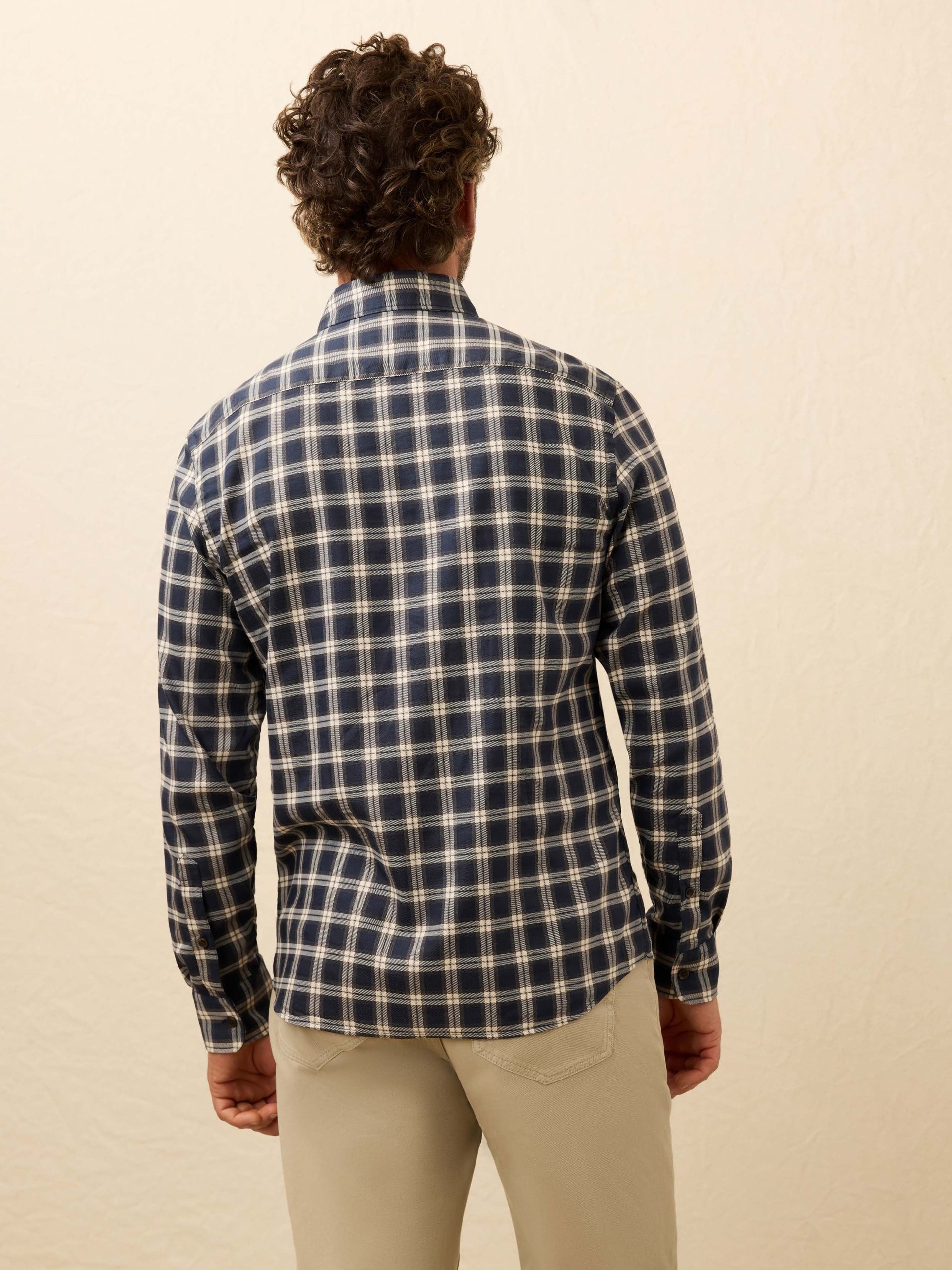 Soft Twill Movement? Shirt - Navy Smoke Plaid - Image 4