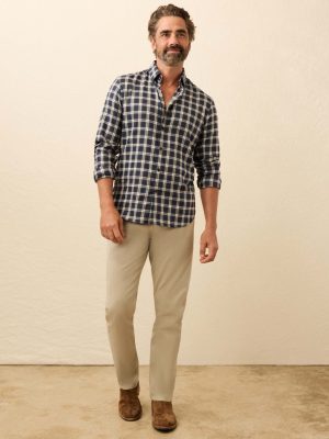 Soft Twill Movement? Shirt - Navy Smoke Plaid