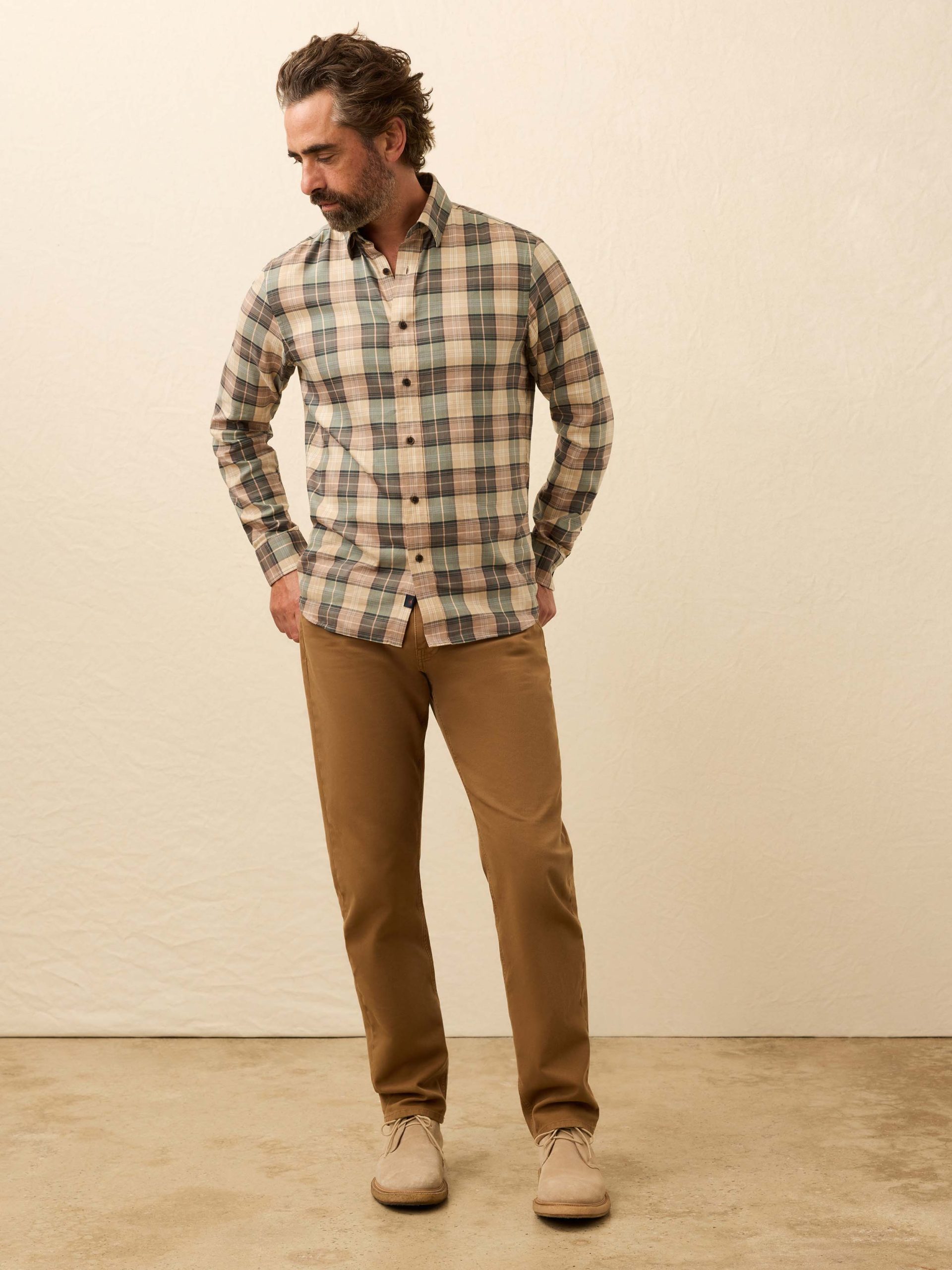 Soft Twill Movement? Shirt - Olive Sands Plaid - Image 6
