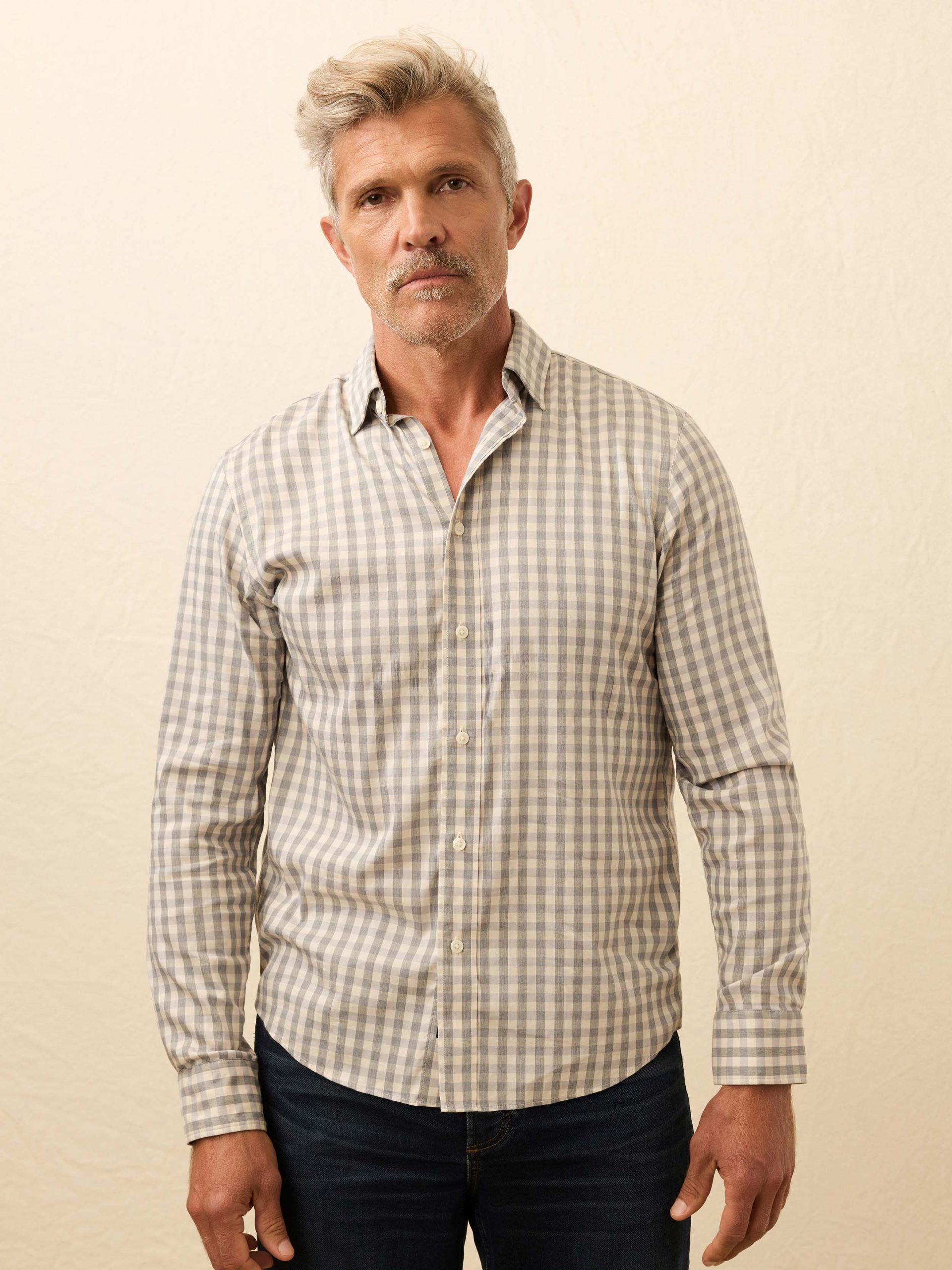 Soft Twill Movement? Shirt - Wind Grey Gingham