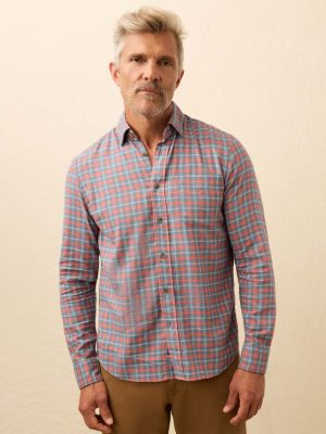 Movement? Brushed Shirt - Blue Sierra Plaid