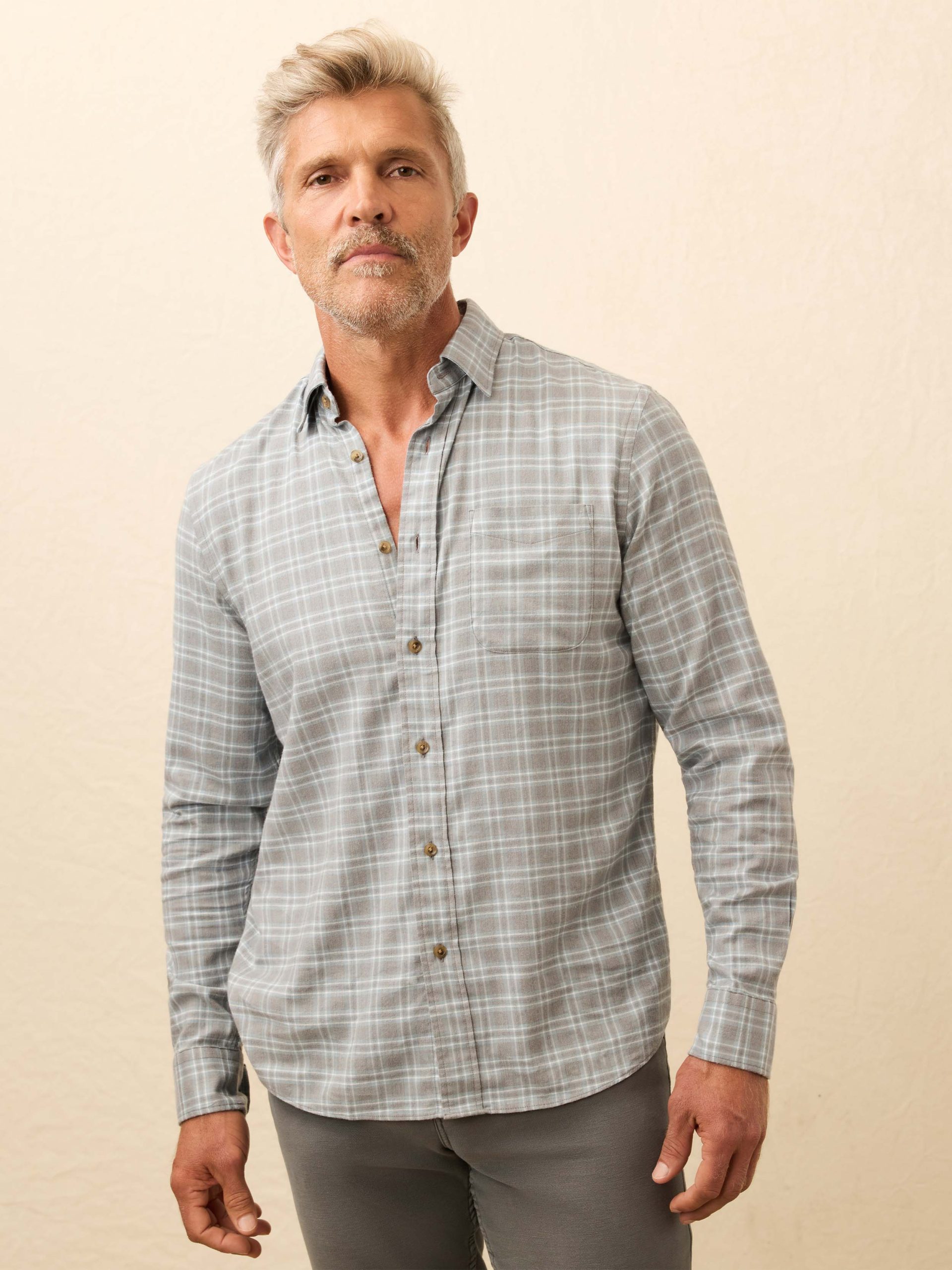 Movement? Brushed Shirt - Ice Island Plaid