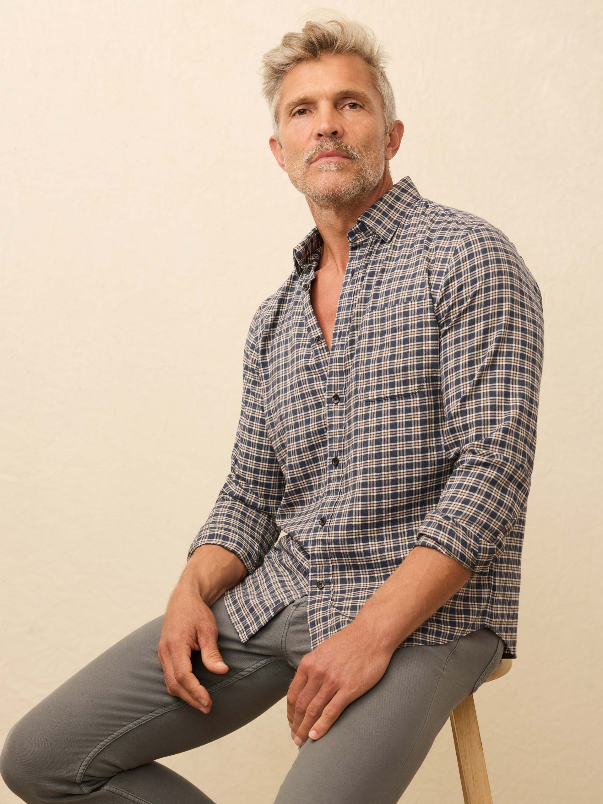 Movement? Brushed Shirt - Lighthouse Point Plaid