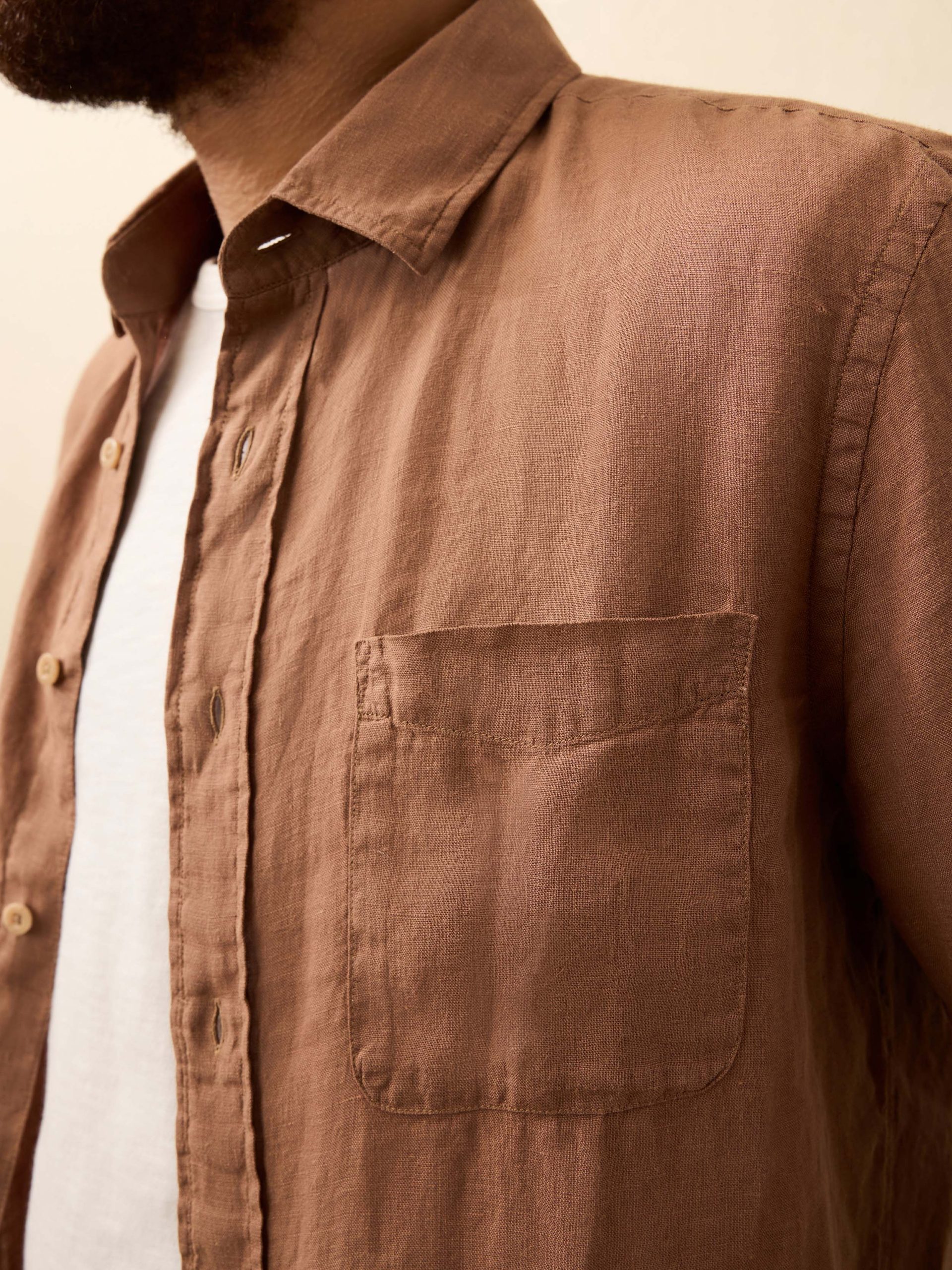 Laguna Linen Shirt - Chestnut Woods - Image 5