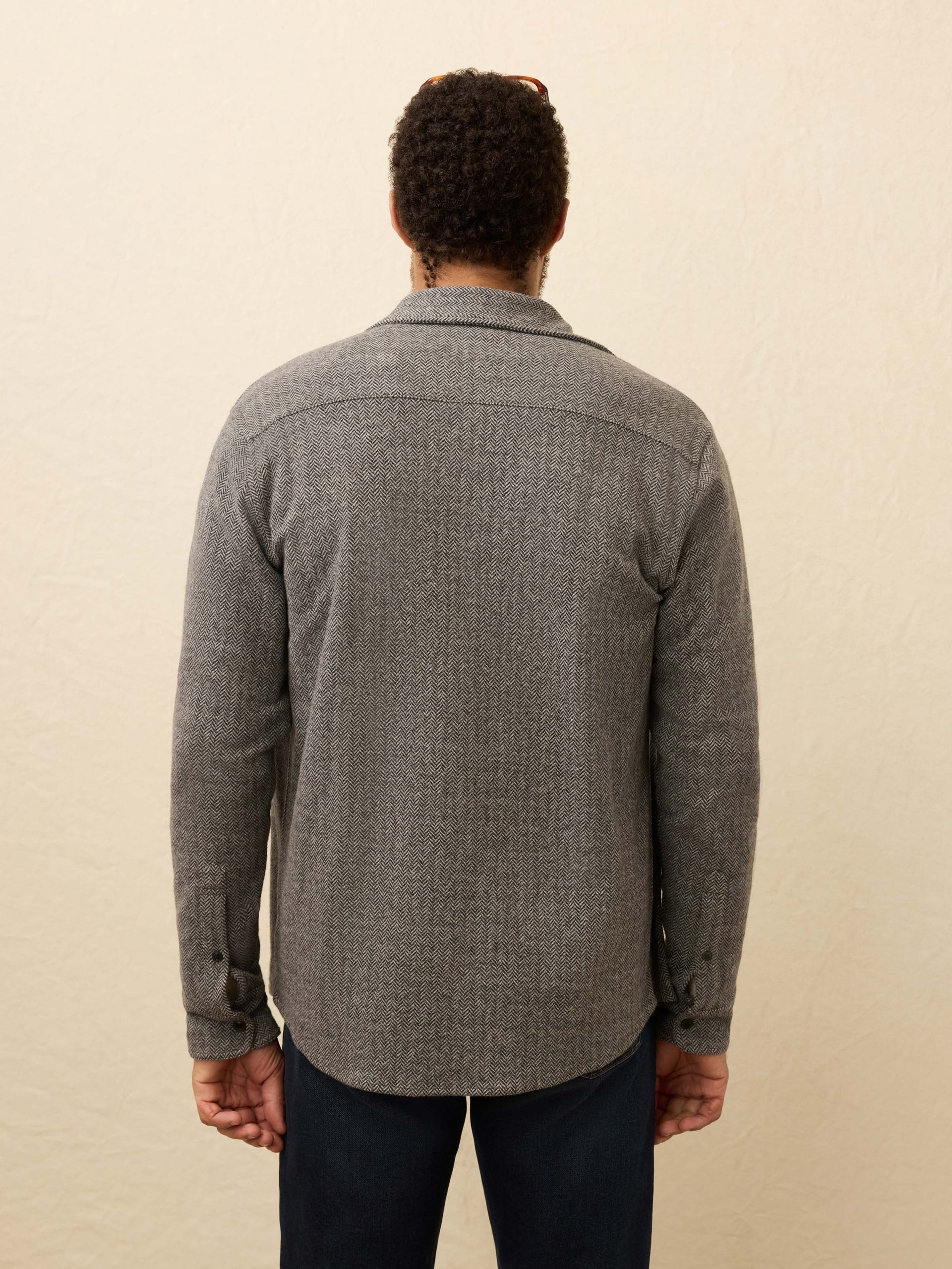 Legend? Sweater Shirt - Alpine Grey Herringbone - Image 4