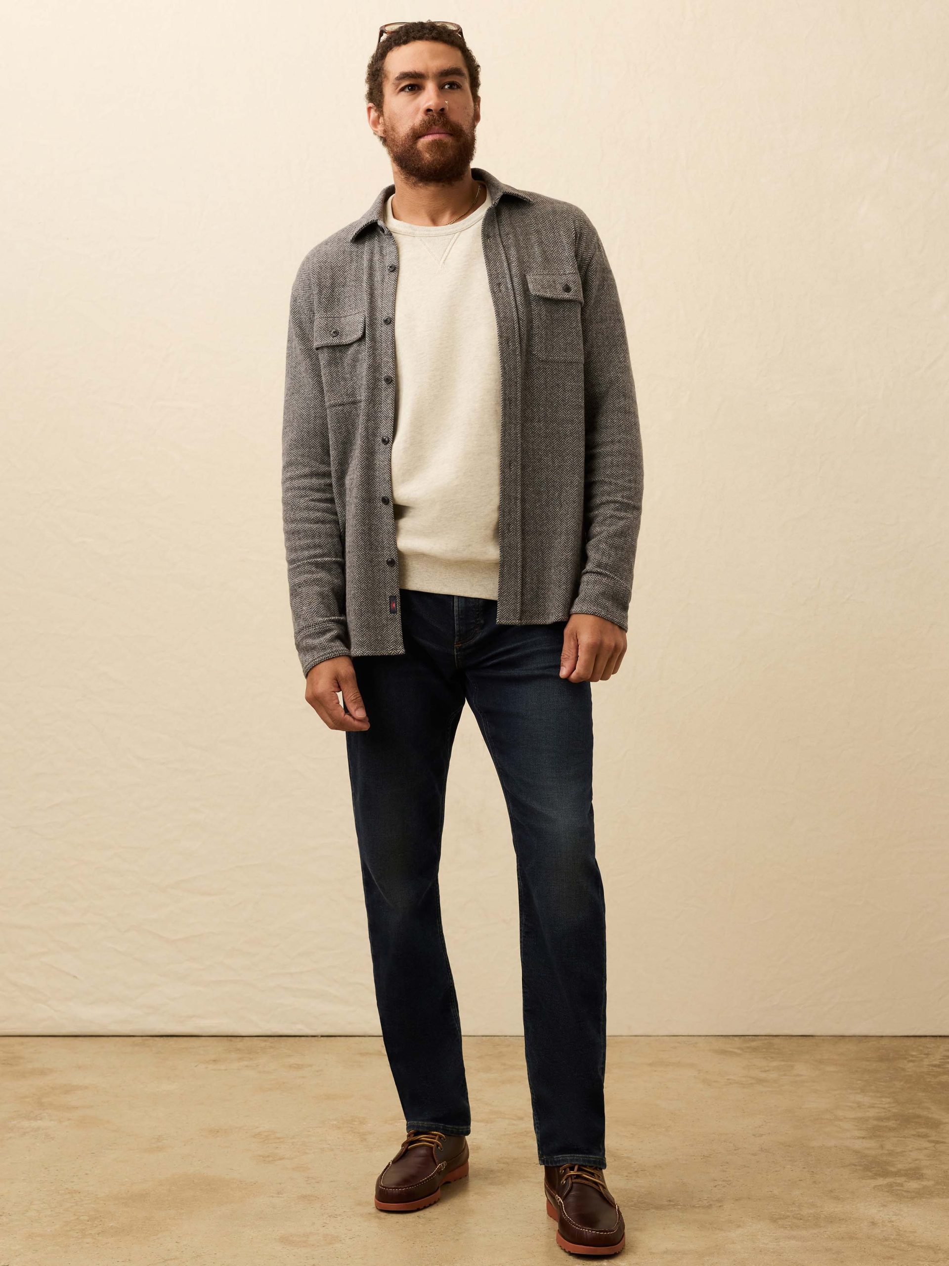 Legend? Sweater Shirt - Alpine Grey Herringbone - Image 2