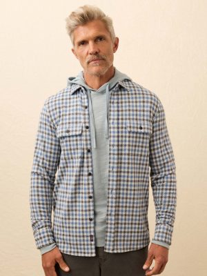 Legend? Sweater Shirt - Graphite Sky Gingham