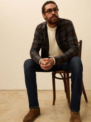 Legend? Sweater Shirt - Grey Woods Plaid