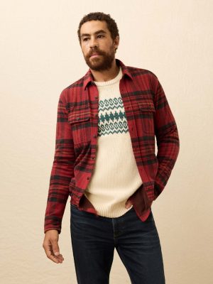 Legend? Sweater Shirt - Red Cedar Plaid
