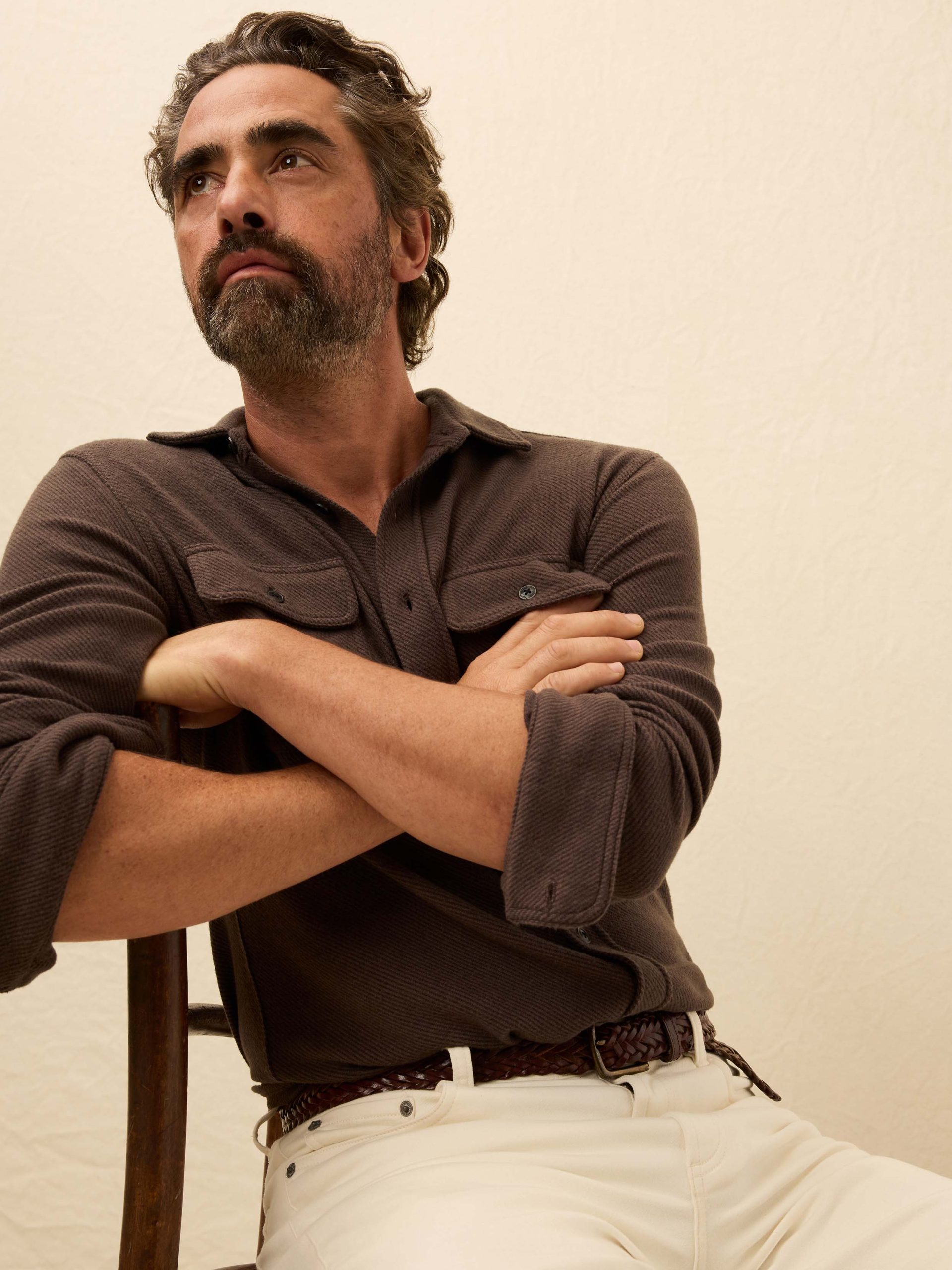 Legend? Sweater Shirt - Valley Brown Twill - Image 2