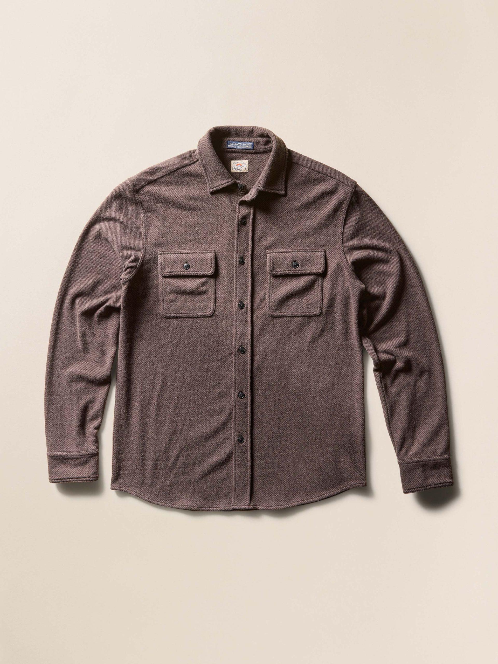 Legend? Sweater Shirt - Valley Brown Twill - Image 6
