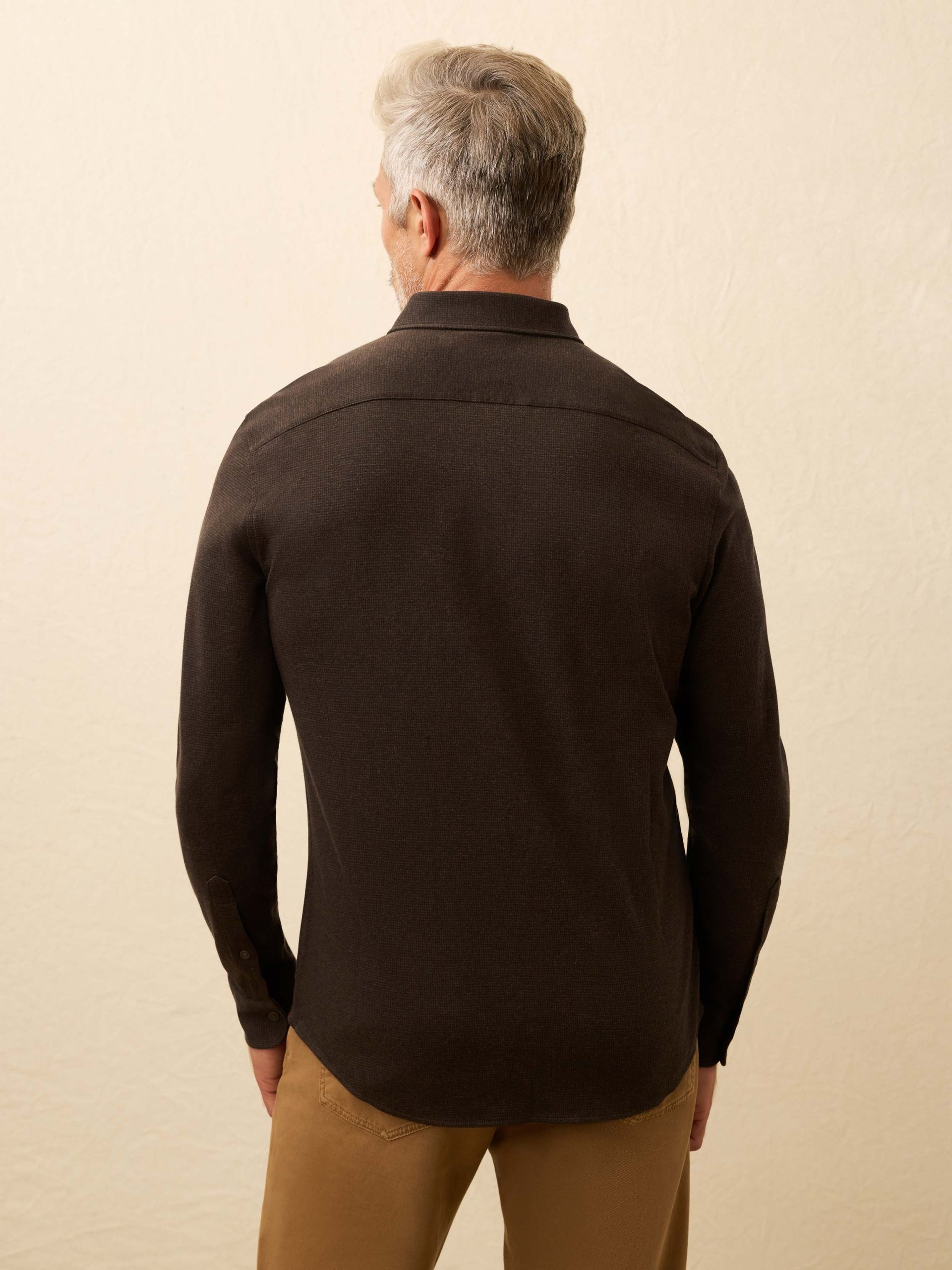 Coastline Knit Shirt - Bear Mountain Houndstooth - Image 5