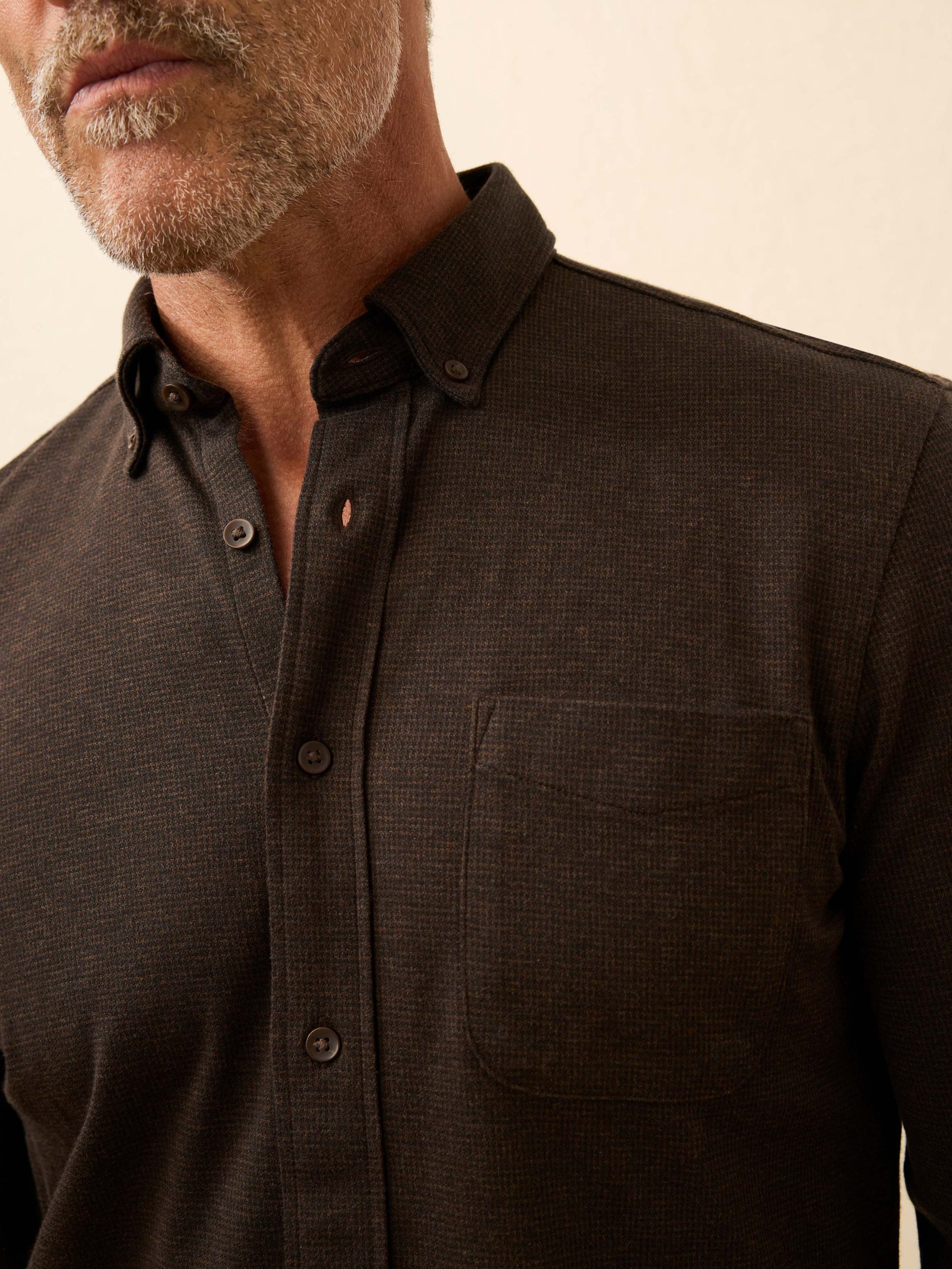 Coastline Knit Shirt - Bear Mountain Houndstooth - Image 4