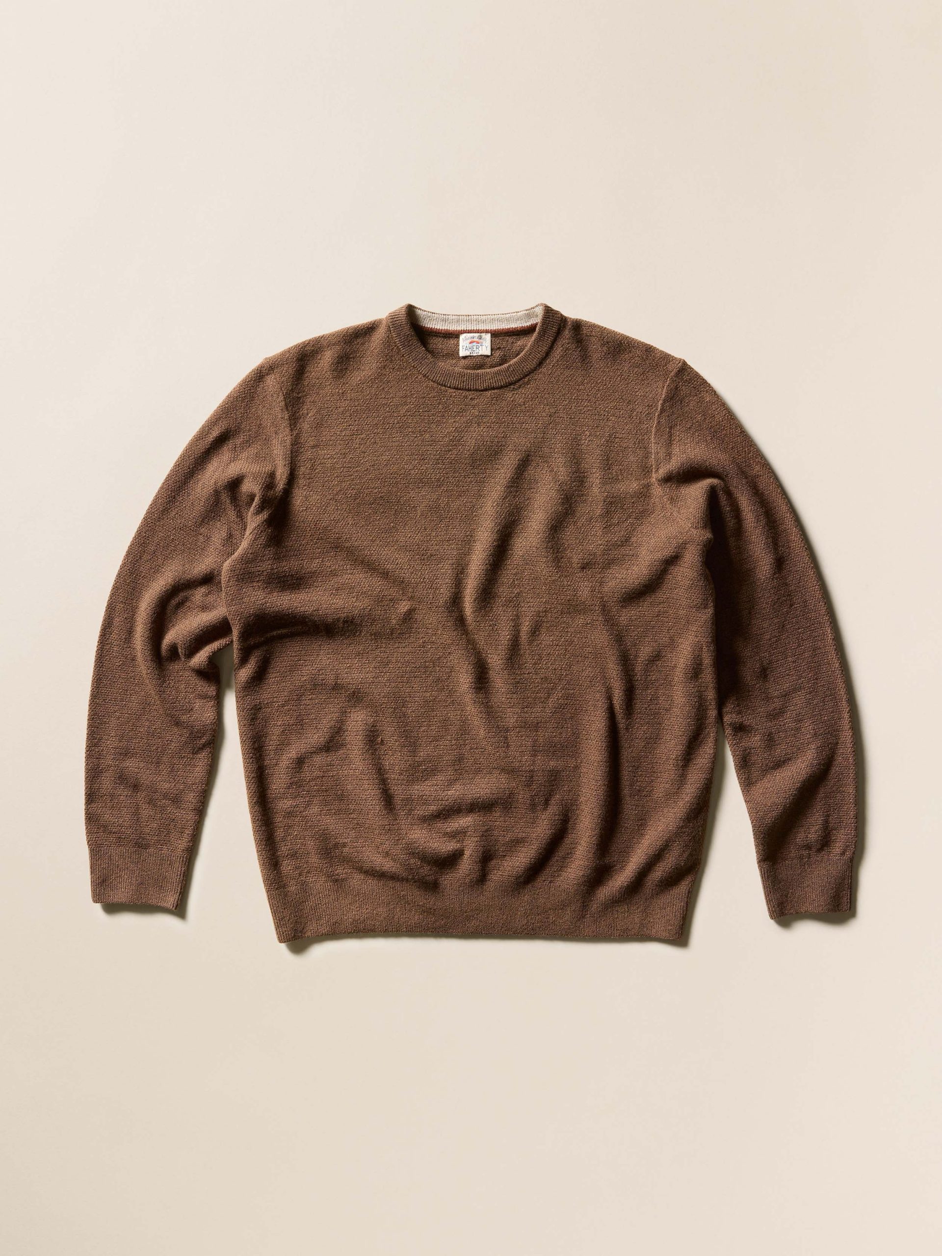 Jackson Crewneck Sweater - Trail Brown Heather - Image 3