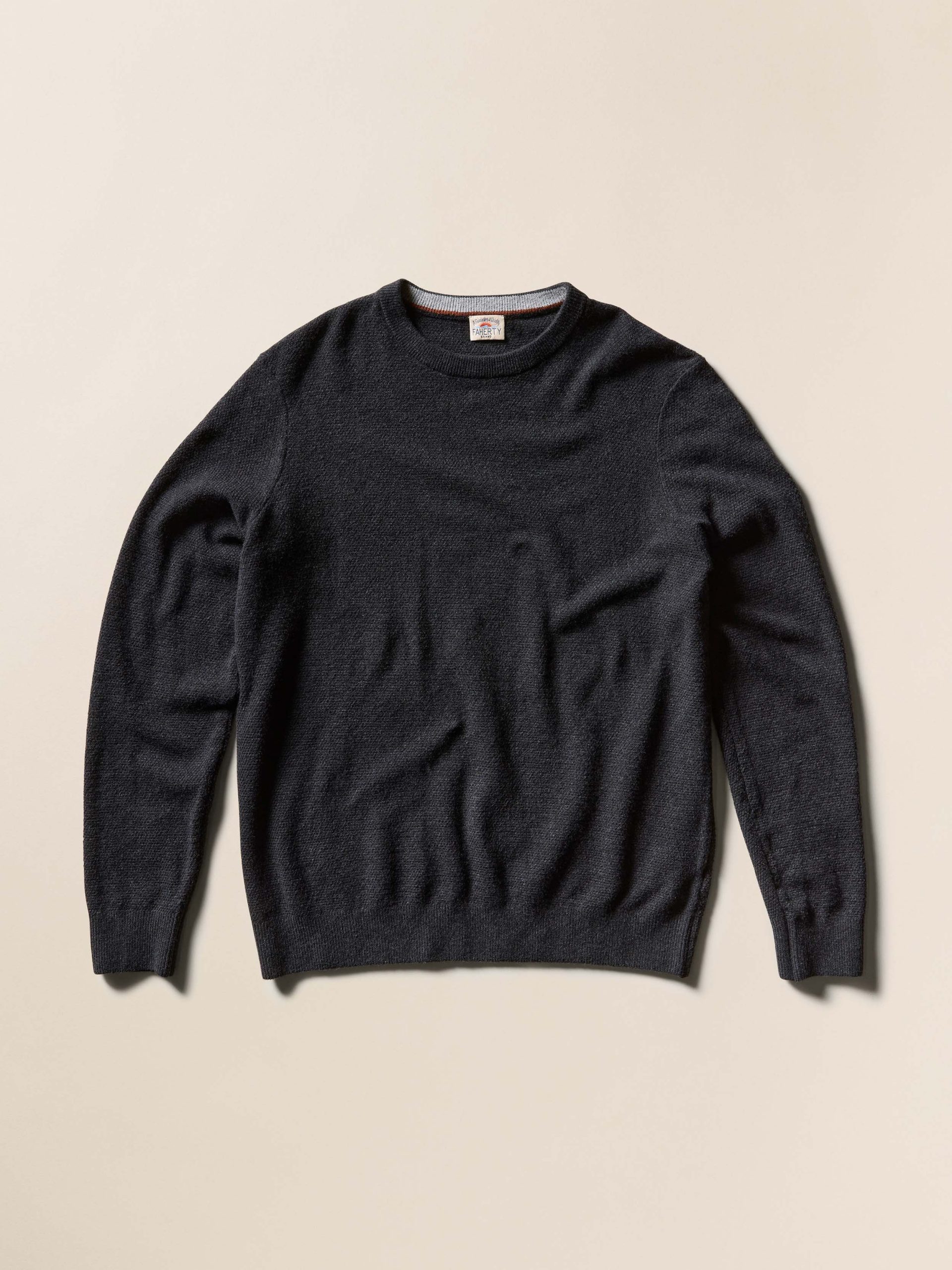 Jackson Crewneck Sweater - Wolf Black Heather - Image 3