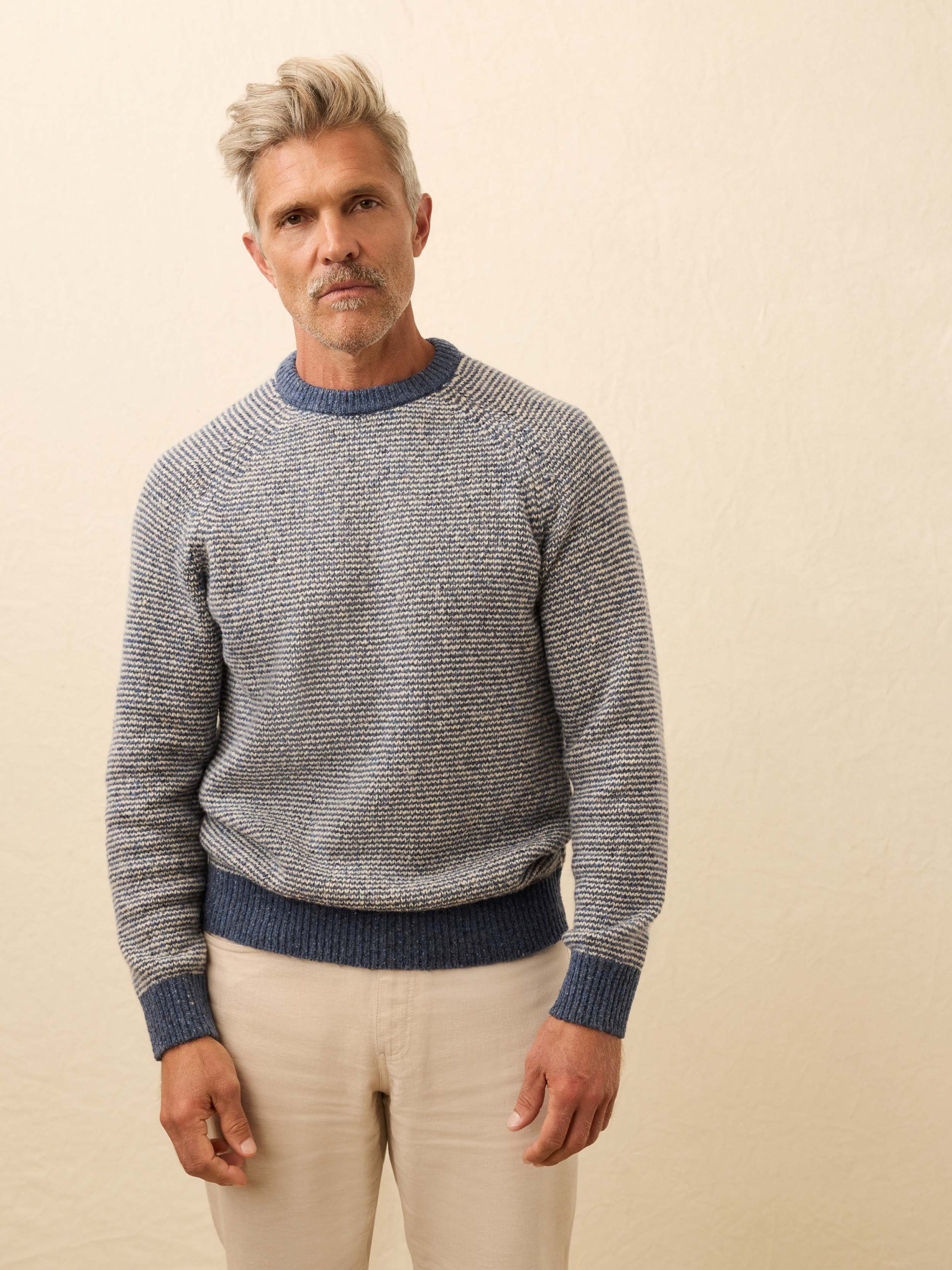 Donegal Crewneck Sweater - Sea Feeder Marl