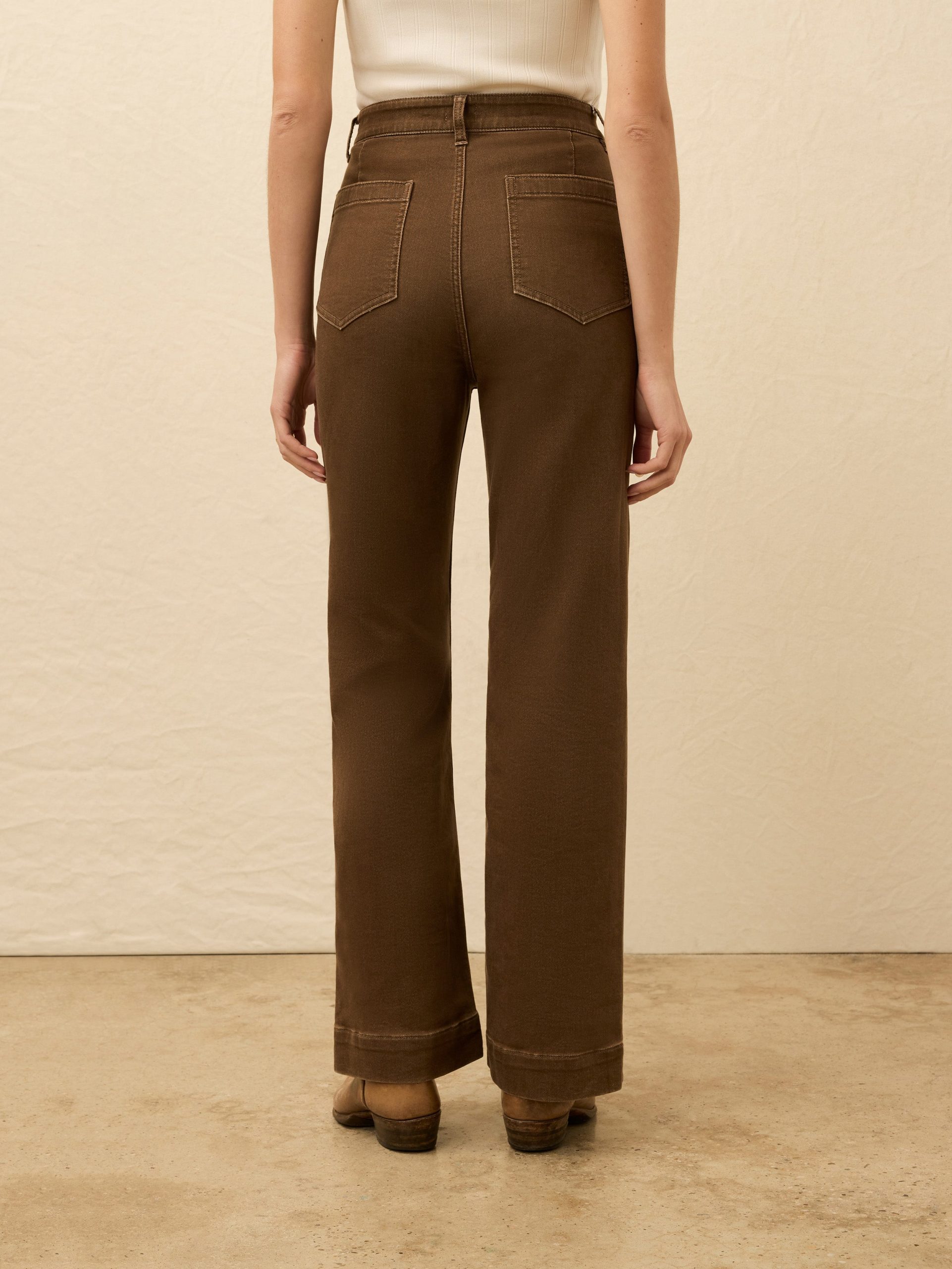 Stretch Terry Patch Pocket Pant - Walnut - Image 5