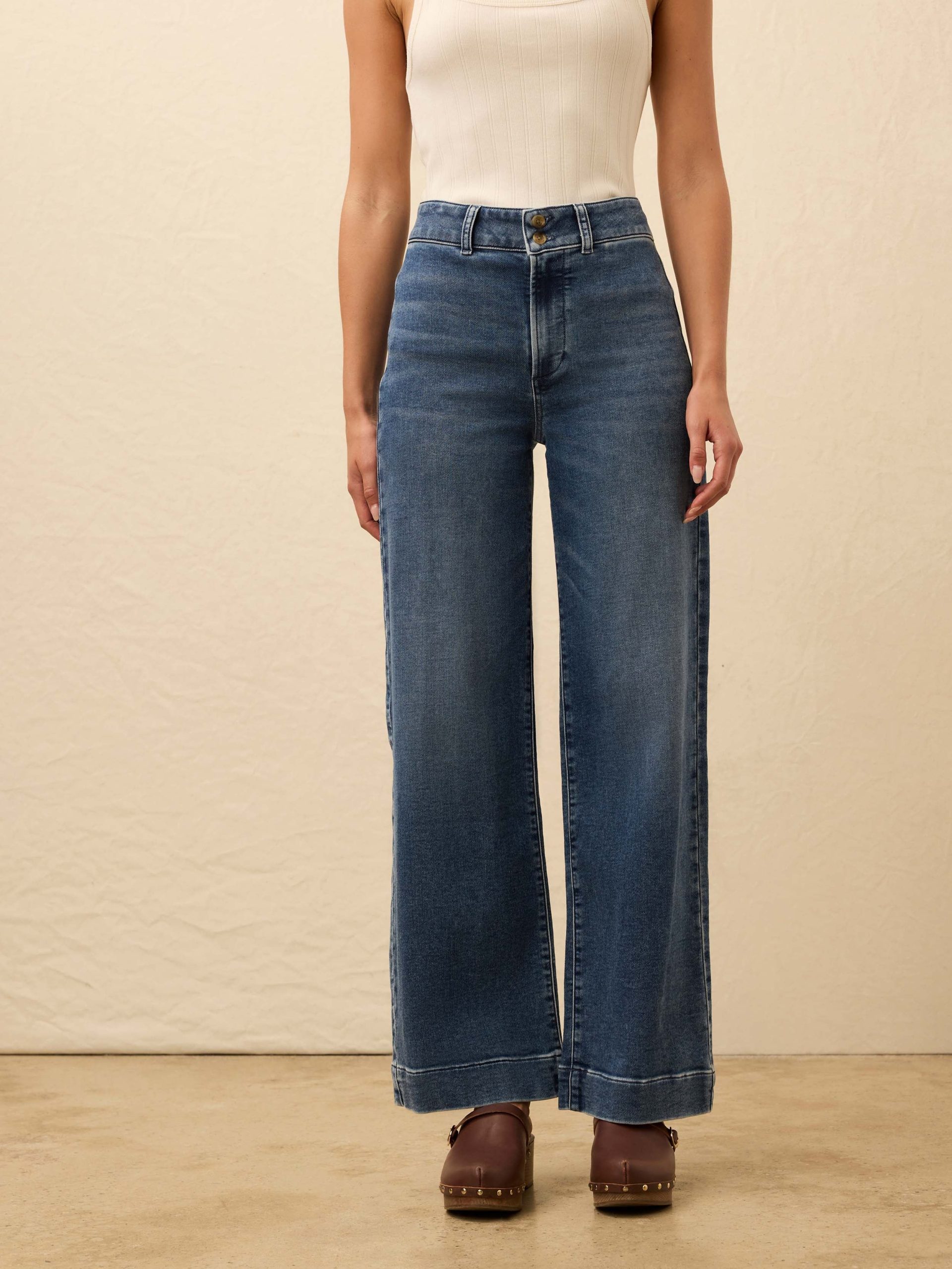 Stretch Terry Sailor Trouser - Bayshore Wash - Image 4