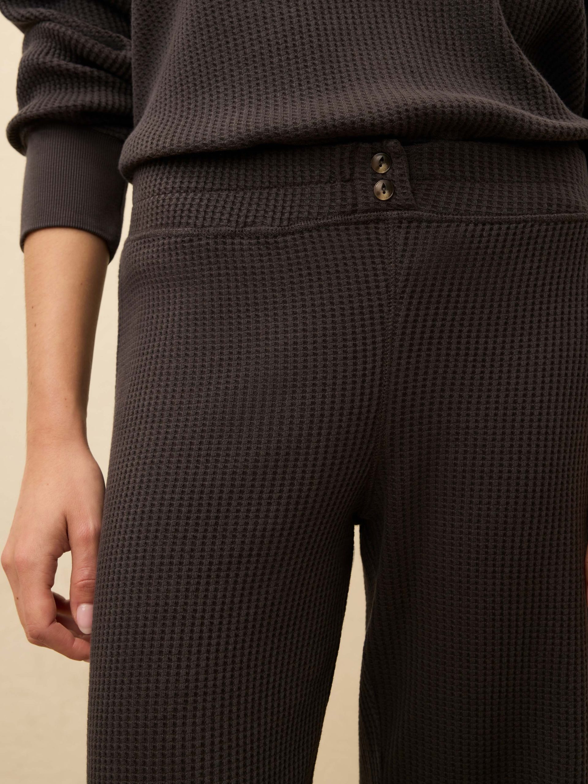 Apr??s Waffle Pant - Washed Black - Image 3