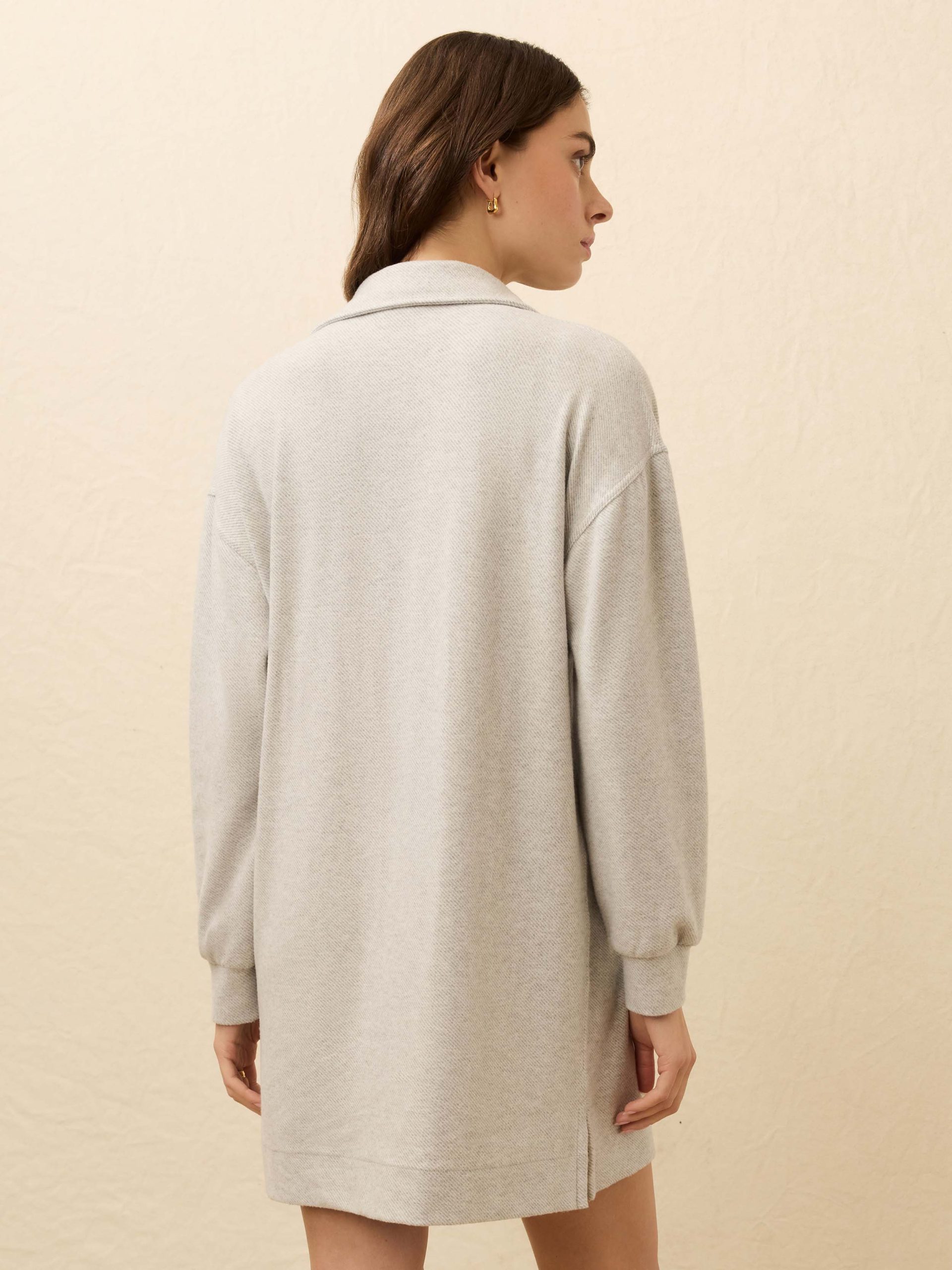 Legend? Sweater Hudson Dress - Light Heather Grey - Image 5