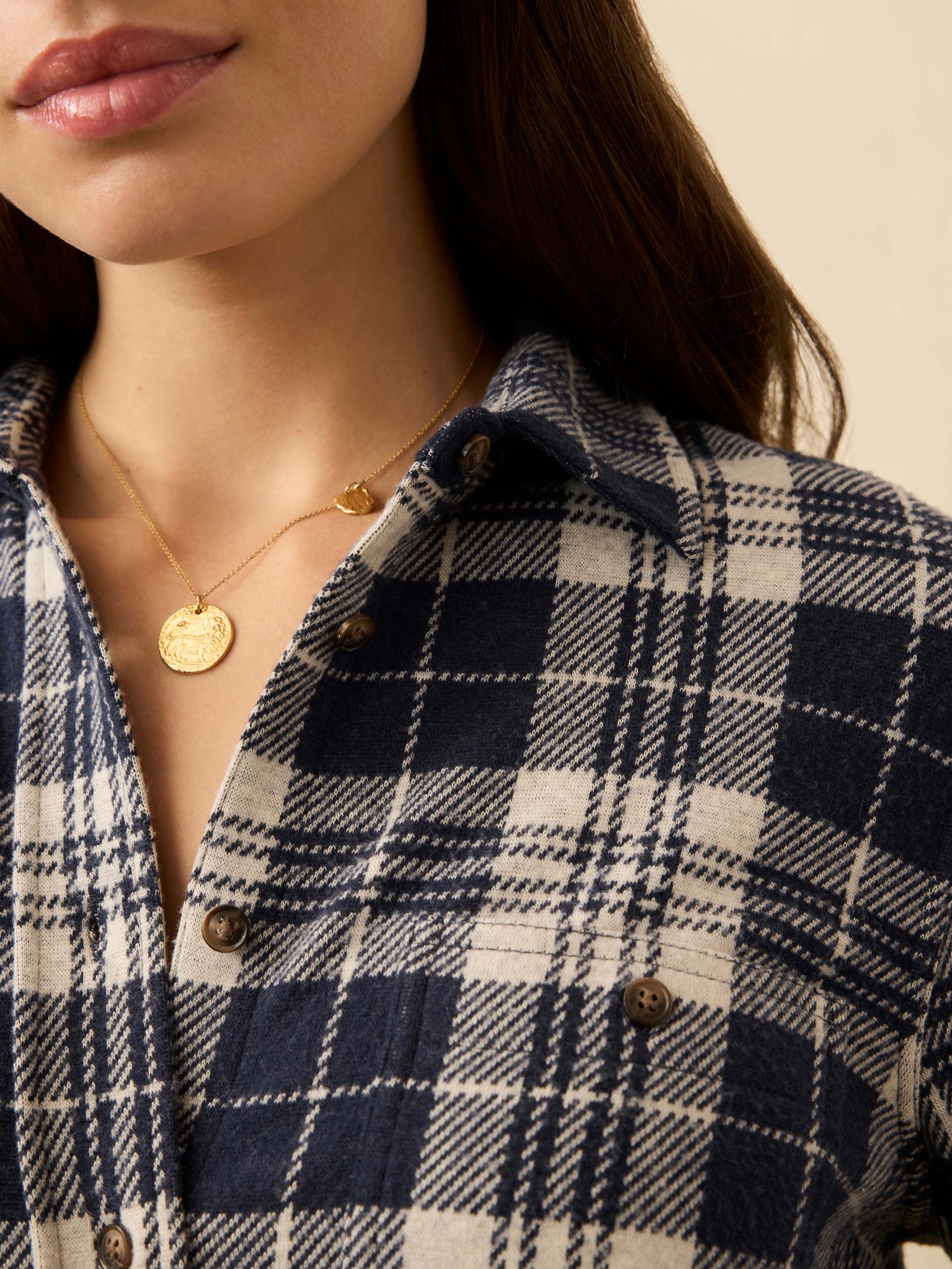 Legend? Sweater Shirt - Sapphire Lake Plaid - Image 5