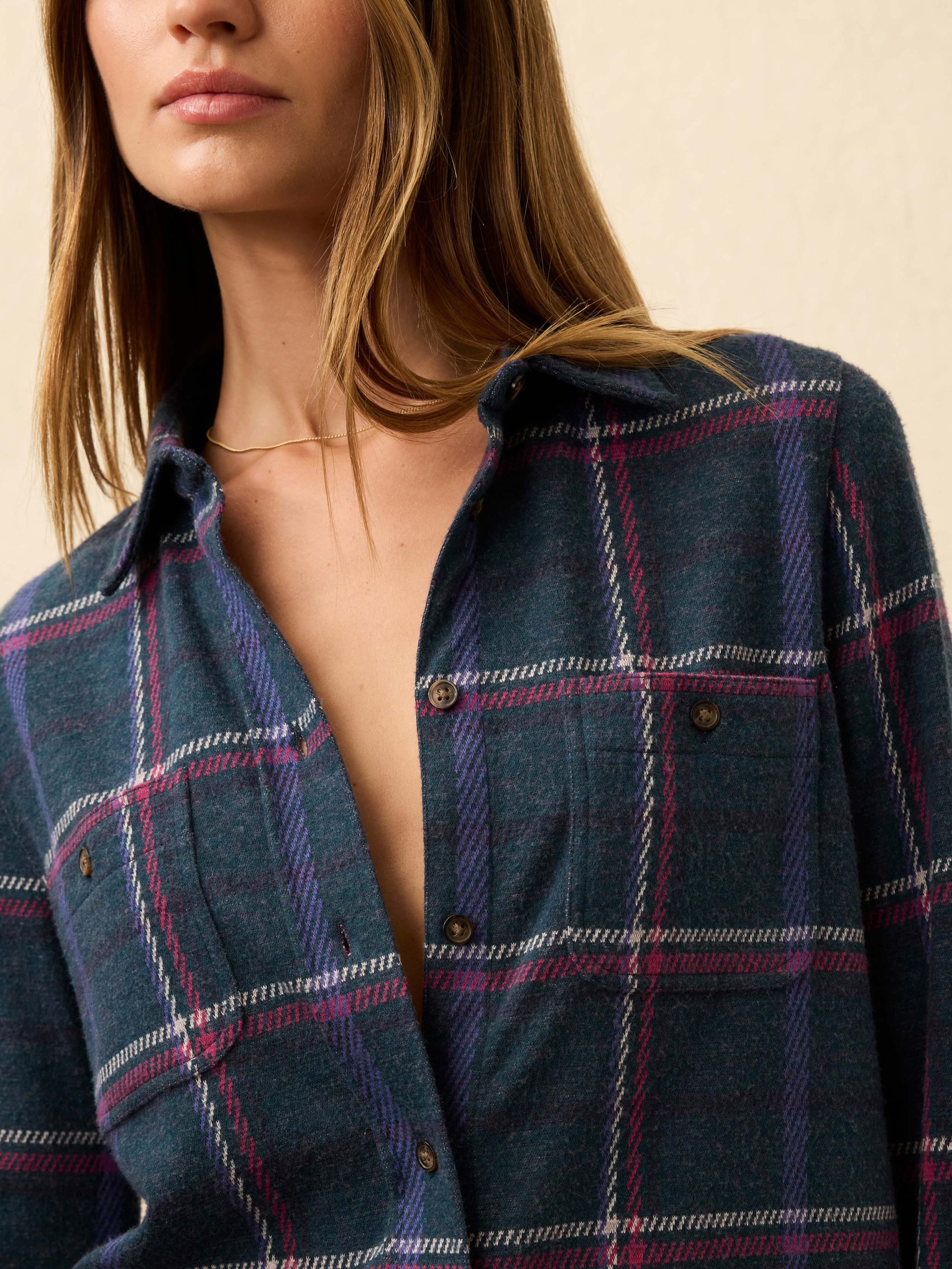 Legend? Sweater Shirt - Northern Lights Plaid - Image 2