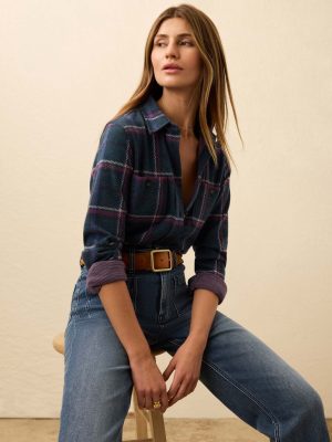 Legend? Sweater Shirt - Northern Lights Plaid