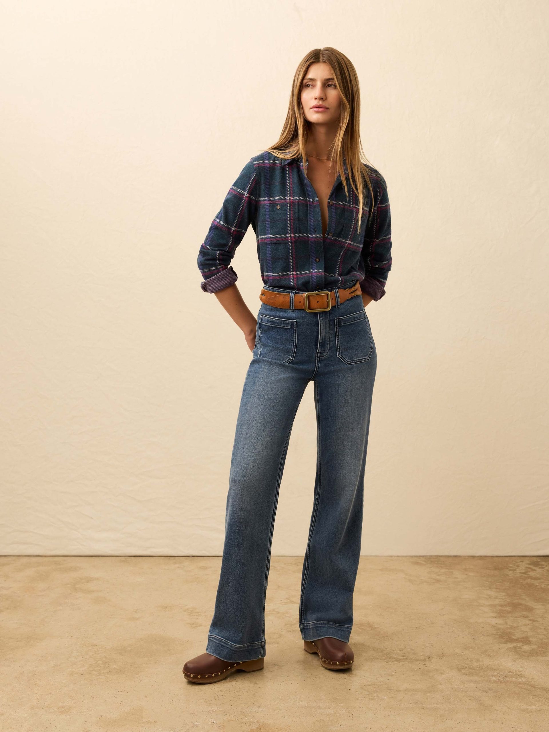 Legend? Sweater Shirt - Northern Lights Plaid - Image 3