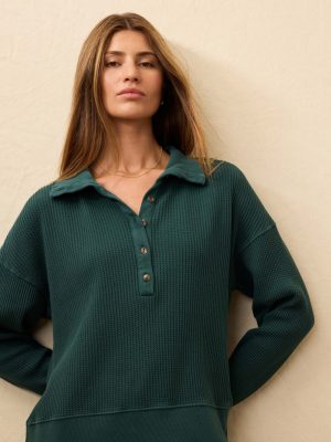 Apr??s Waffle Henley - Seamoss