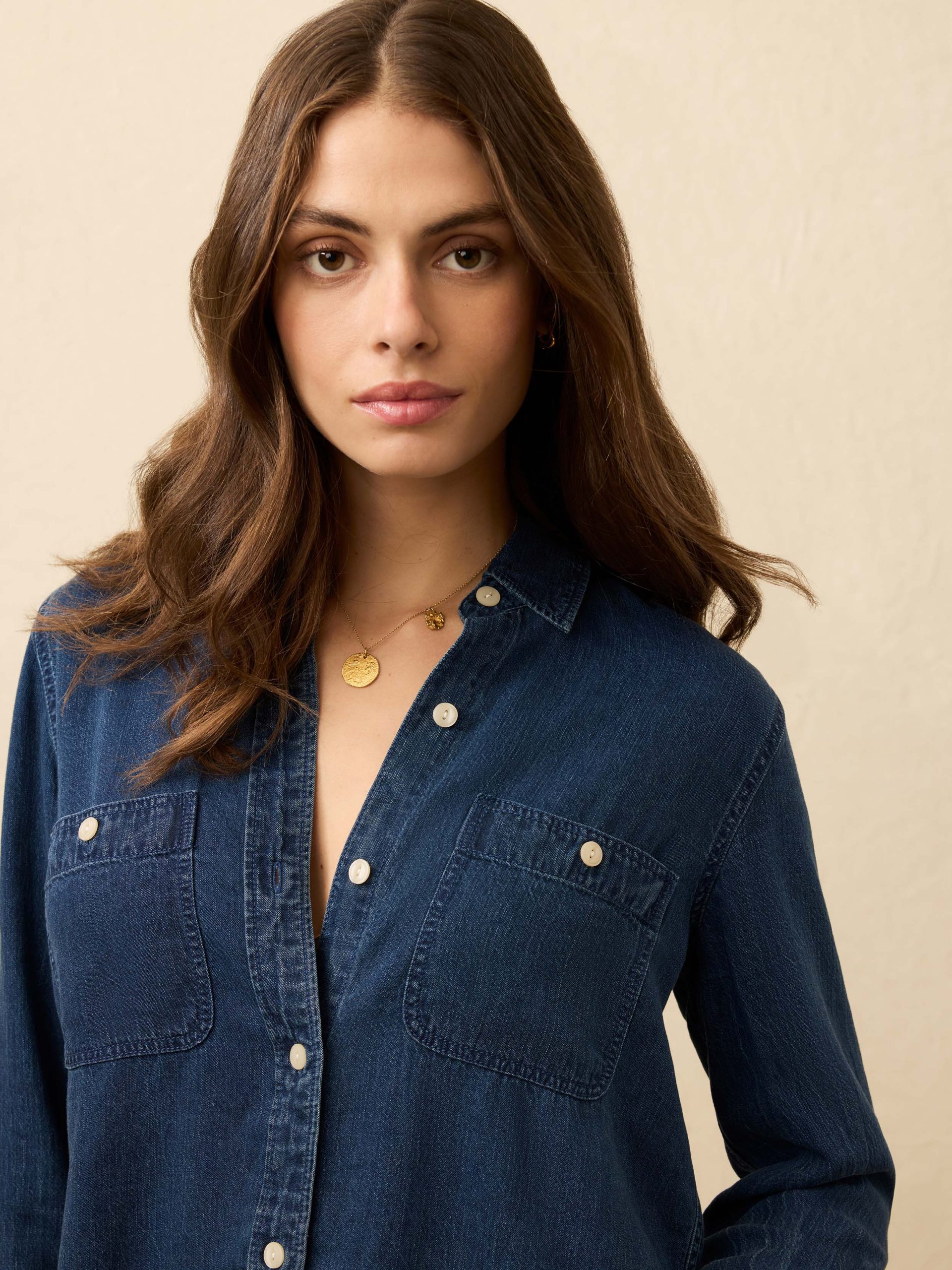 Tried & True Chambray Shirt - Night Lagoon Wash - Image 2