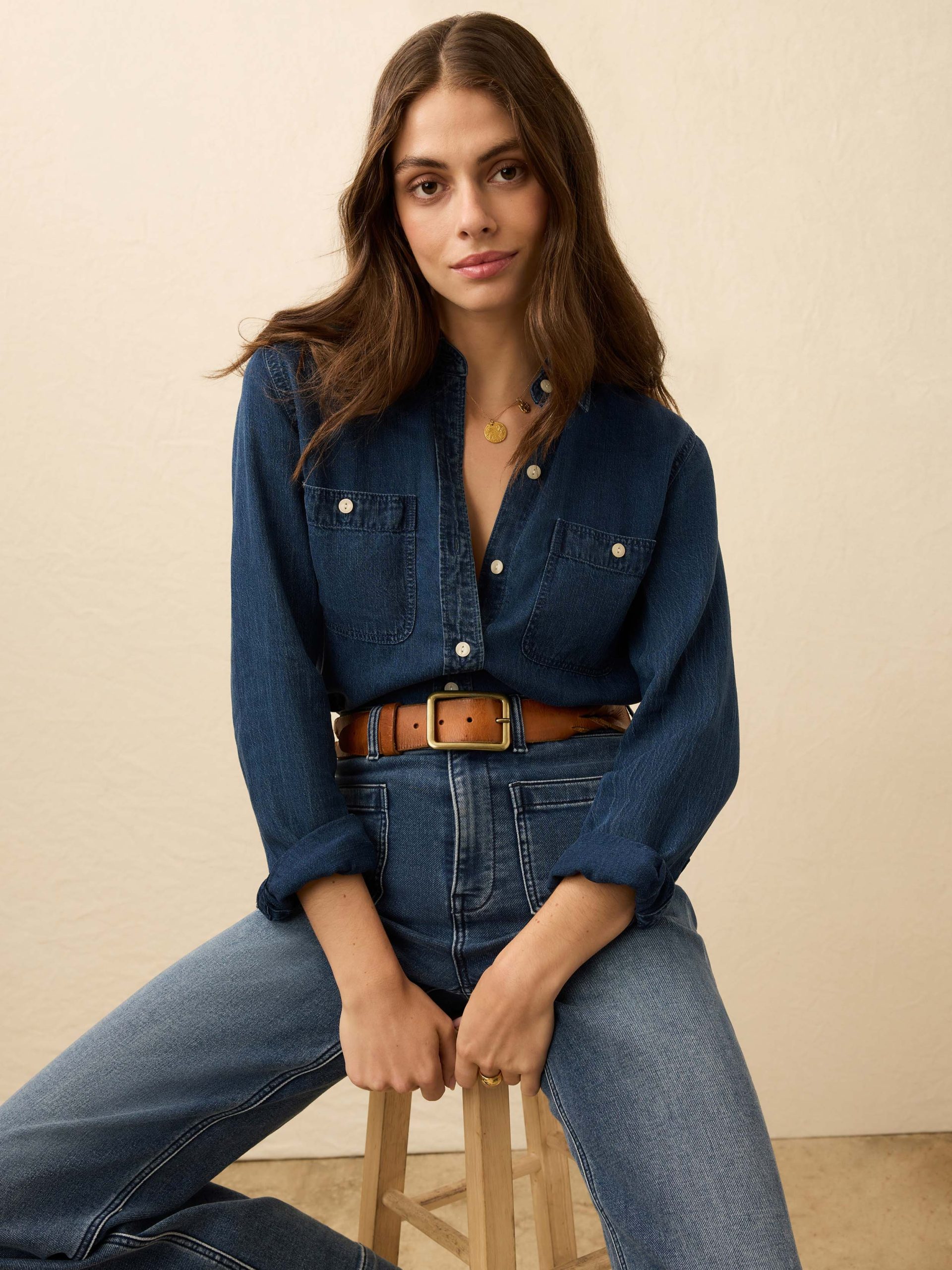 Tried & True Chambray Shirt - Night Lagoon Wash