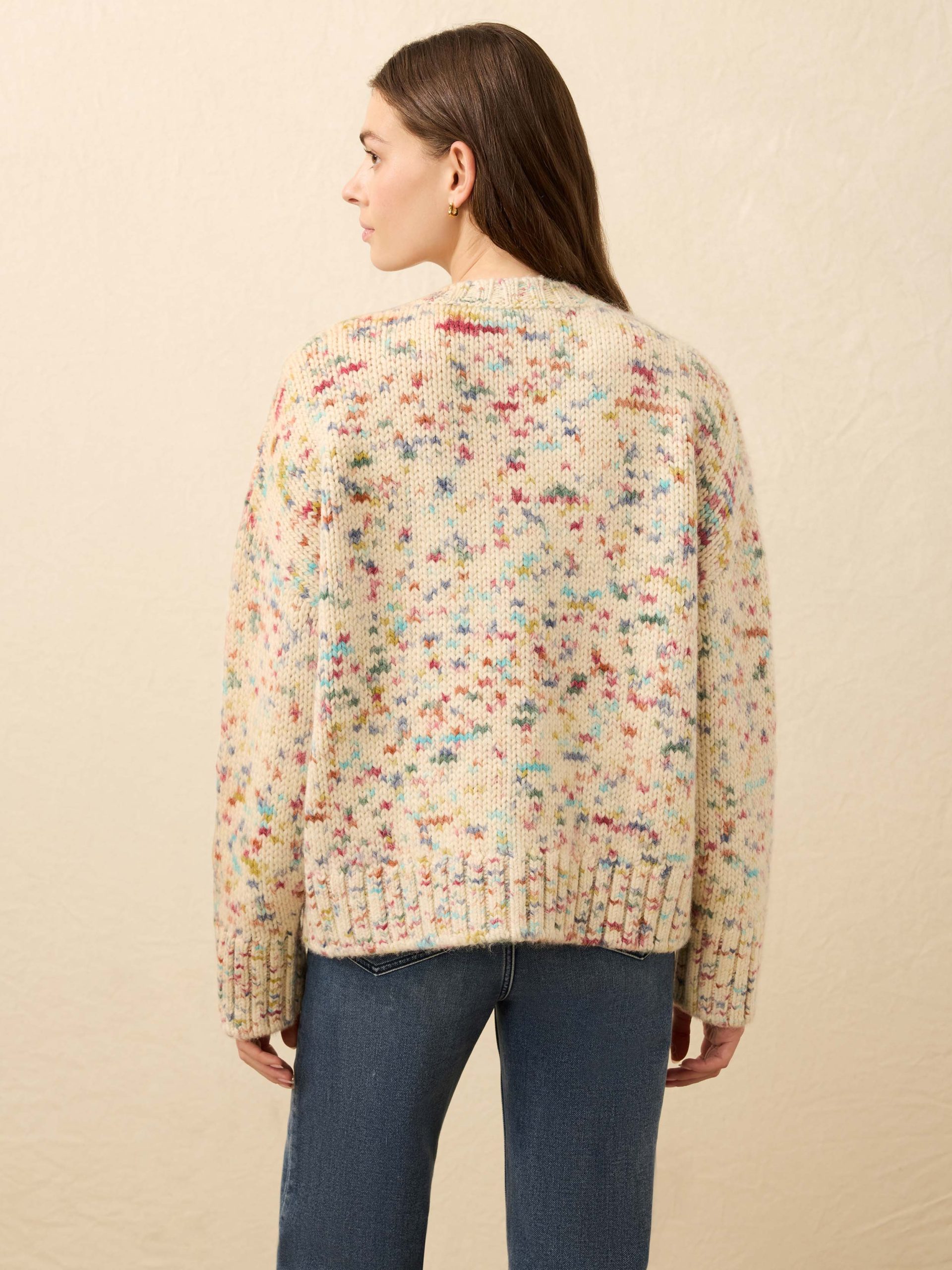 Superfine Alpaca Summit Sweater - Snow Sprinkle - Image 4