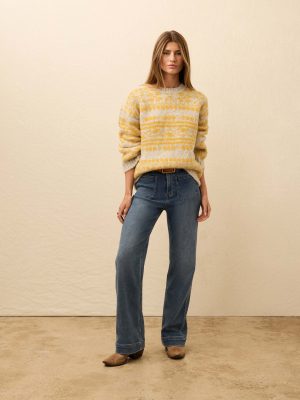 Alpaca Boyfriend Sweater - Glacier Oat