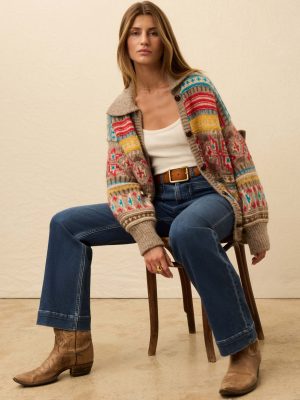Native Knitter Desert Bloom Cardigan - Squash Blossom