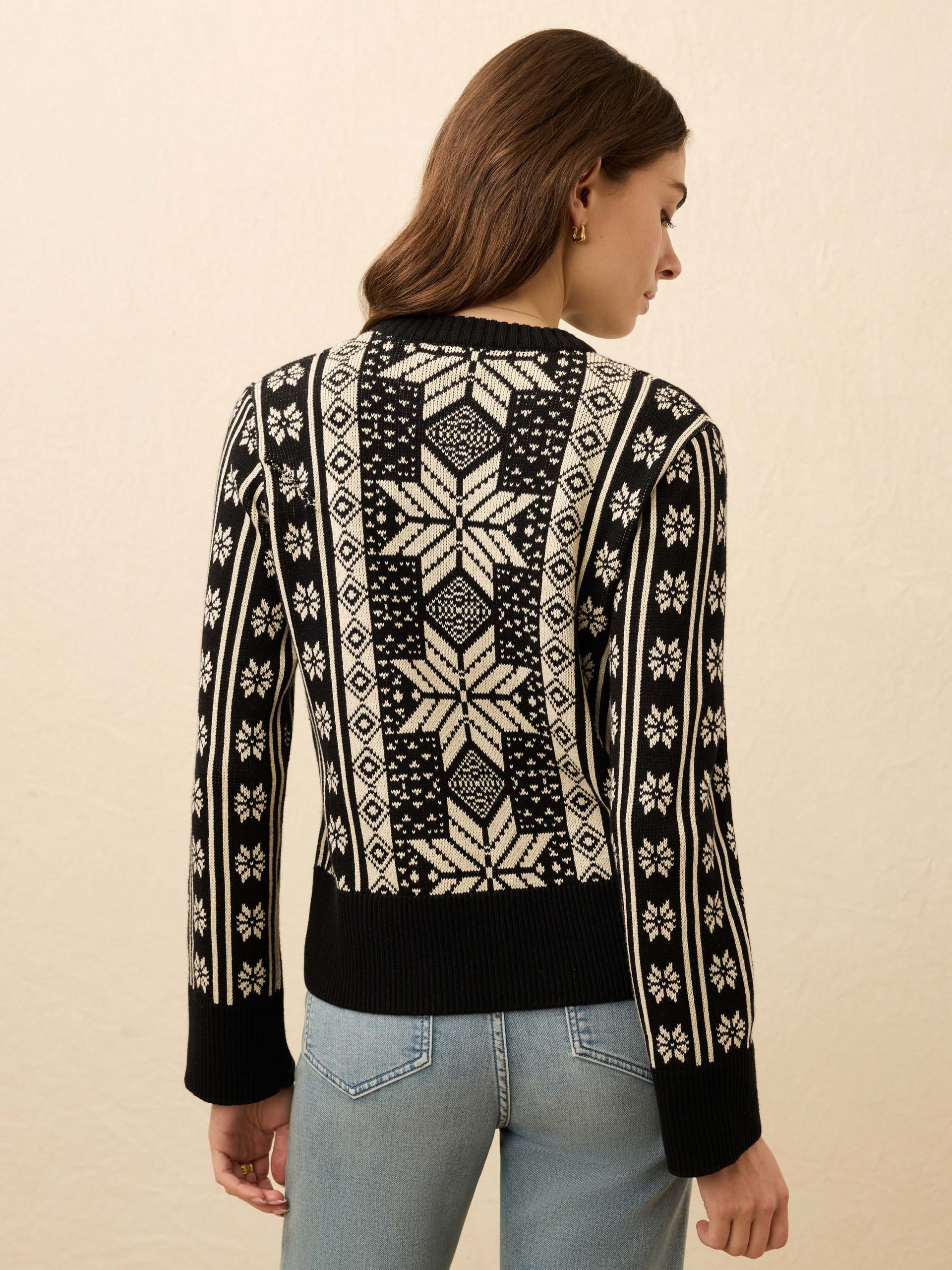 Sun Valley Crewneck - Midnight Snowflake - Image 5